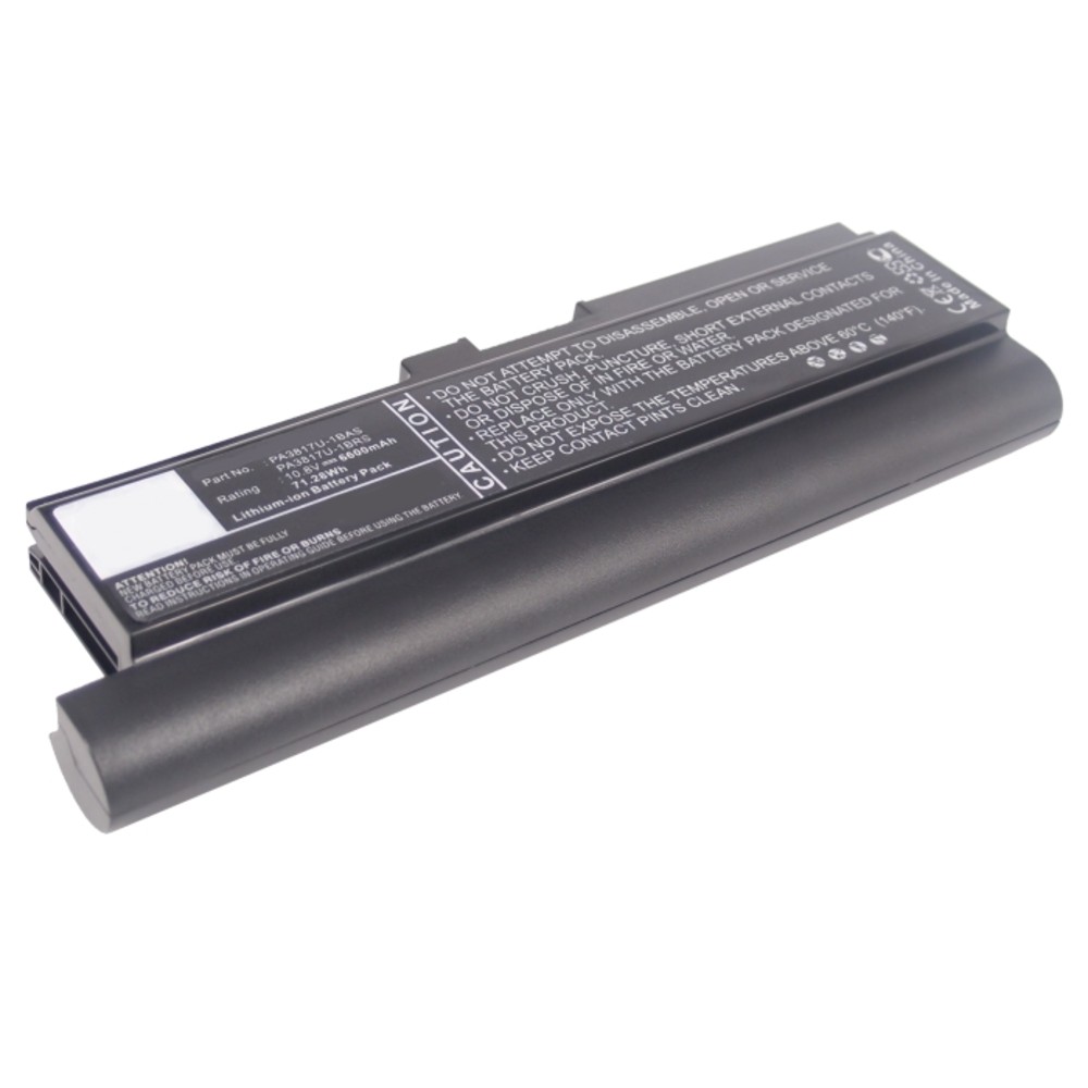 Synergy Digital Notebook, Laptop Battery, Compatible with Toshiba Satellite L775-S7252 Notebook, Laptop Battery (10.8, Li-ion, 6600mAh)