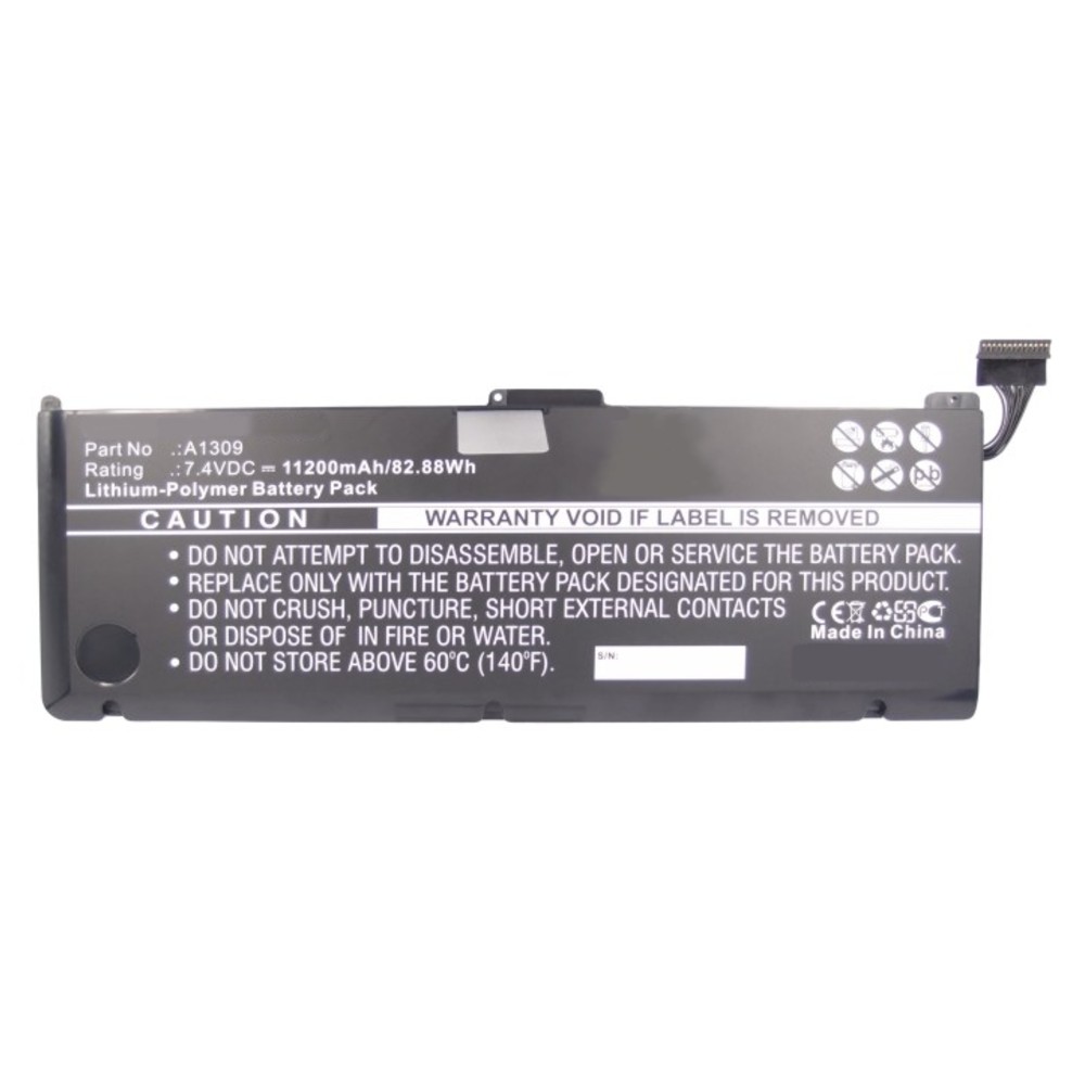 Synergy Digital Laptop Battery, Compatible with Apple A1309 Laptop Battery (Li-Pol, 7.4V, 11200mAh)