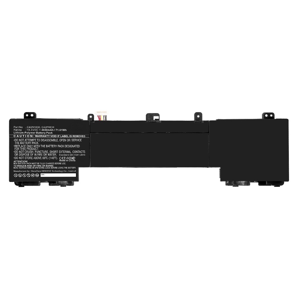 Synergy Digital Laptop Battery, Compatible with Asus 0B200-02520000, C42N1630, C42PHCH Laptop Battery (Li-Pol, 15.4V, 4650mAh)