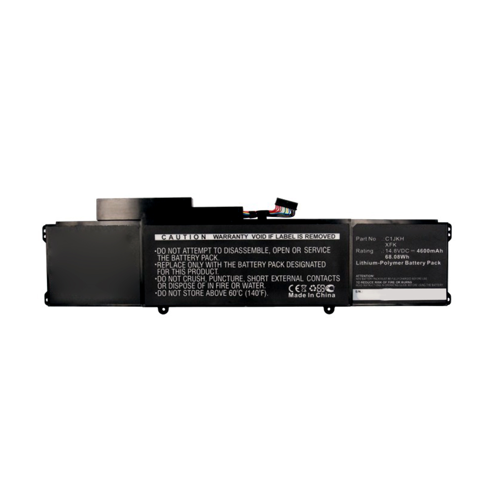 Synergy Digital Laptop Battery, Compatible with DELL 4RXFK, C1JKH, FFK56 Laptop Battery (Li-Pol, 14.8V, 4600mAh)