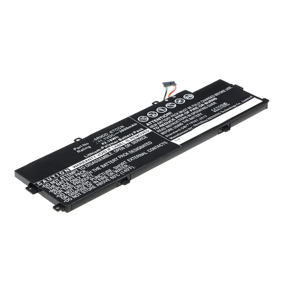 Synergy Digital Laptop Battery, Compatible with DELL 05R9DD, 0KTCCN, 5R9DD, E225846, KTCCN, P22T, XKPD0 Laptop Battery (Li-Pol, 11.1V, 3800mAh)