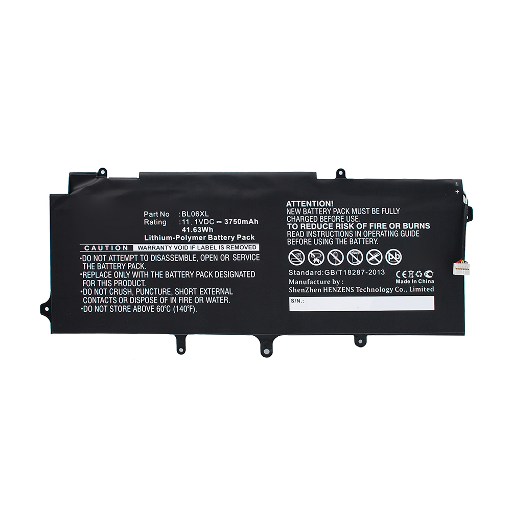 Synergy Digital Laptop Battery, Compatible with HP 722236-171, 722236-1C1, 722236-271, 722236-2C1 Laptop Battery (11.1V, Li-Pol, 3750mAh)