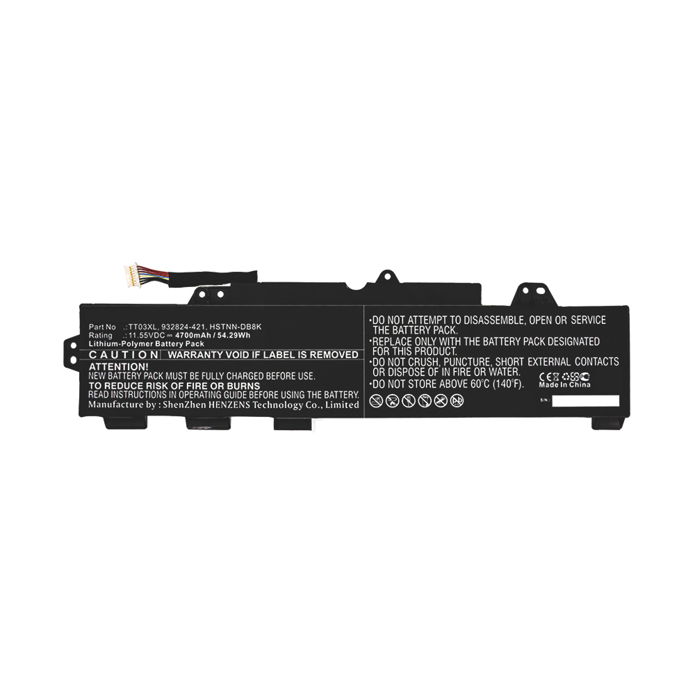 Synergy Digital Laptop Battery, Compatible with HP 3RS08UT#ABA, 932824-1C1, 932824-2C1, 932824-421 Laptop Battery (11.55V, Li-Pol, 4700mAh)