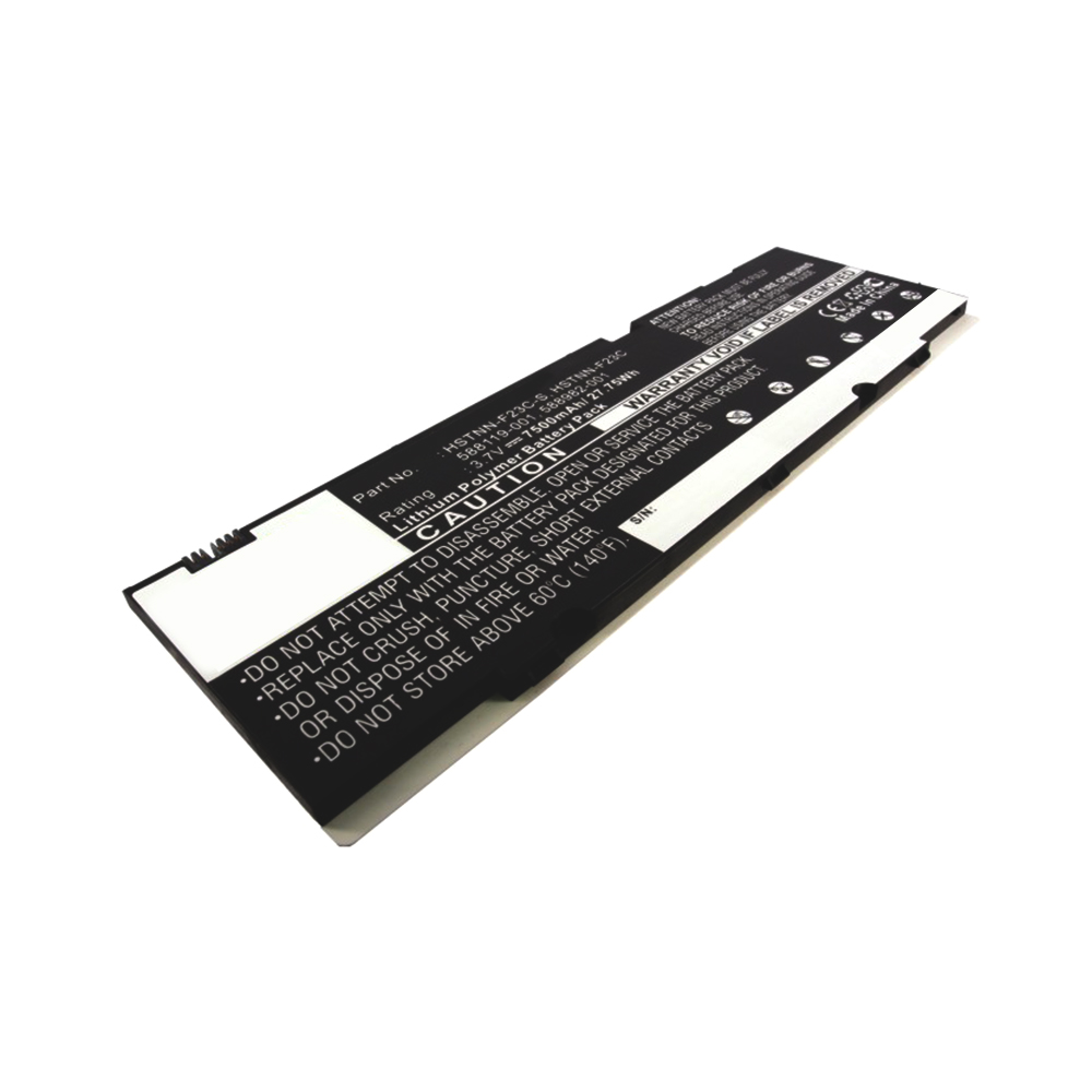 Synergy Digital Laptop Battery, Compatible with HP 588119-001, 588982-001, HSTNN-F23C, HSTNN-F23C-S Laptop Battery (3.7V, Li-Pol, 7500mAh)
