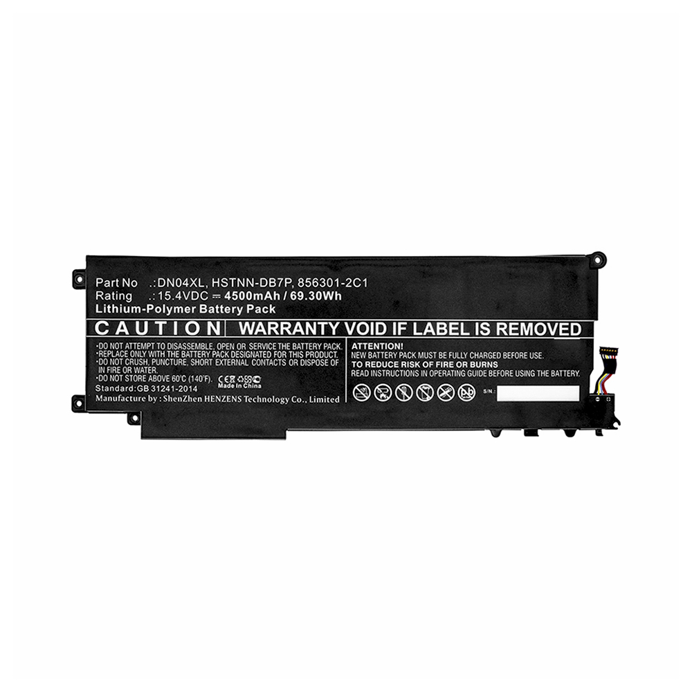 Synergy Digital Laptop Battery, Compatible with HP 856301-2C1, 856543-855, 856843-850, DN04XL Laptop Battery (15.4V, Li-Pol, 4500mAh)