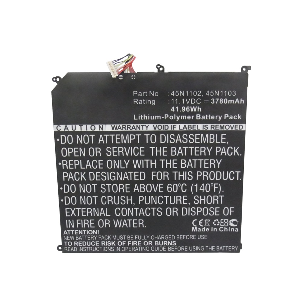 Synergy Digital Laptop Battery, Compatible with Lenovo 45N1102 Laptop Battery (Li-Pol, 11.1V, 3780mAh)