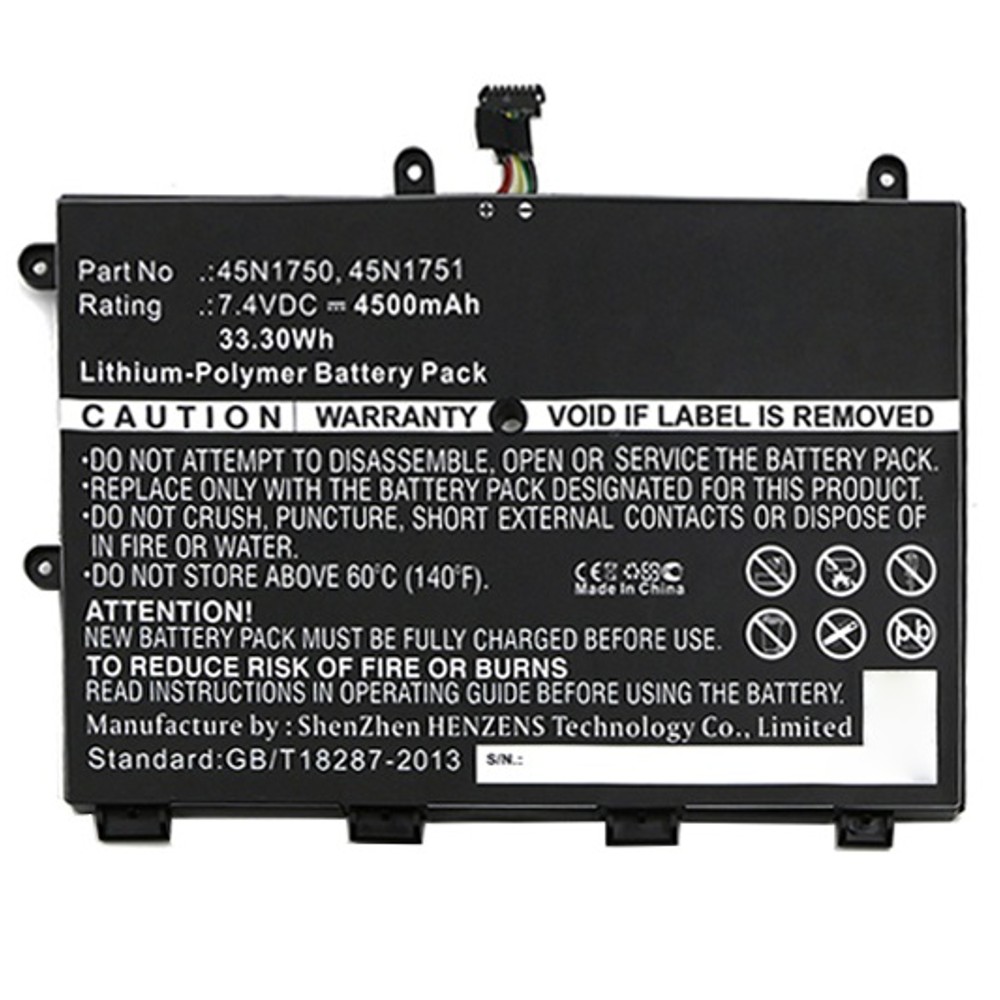 Synergy Digital Laptop Battery, Compatible with Lenovo SB10J79001 Laptop Battery (Li-Pol, 7.4V, 4500mAh)