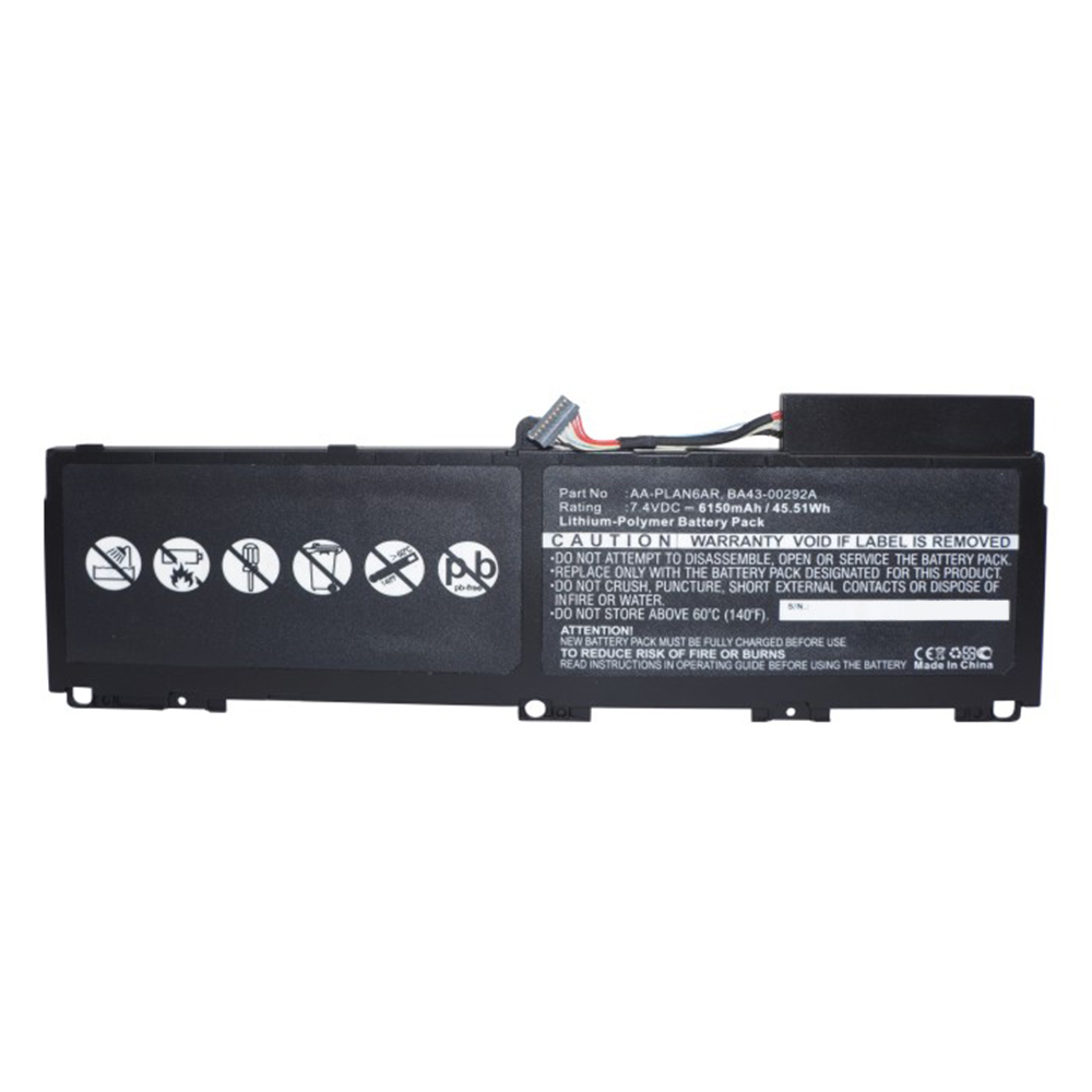 Synergy Digital Laptop Battery, Compatible with Samsung AA-PLAN6AR Laptop Battery (Li-Pol, 7.4V, 5200mAh)