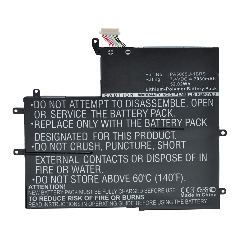 Synergy Digital Laptop Battery, Compatible with Toshiba PA5065U-1BRS Laptop Battery (Li-Pol, 7.4V, 7030mAh)