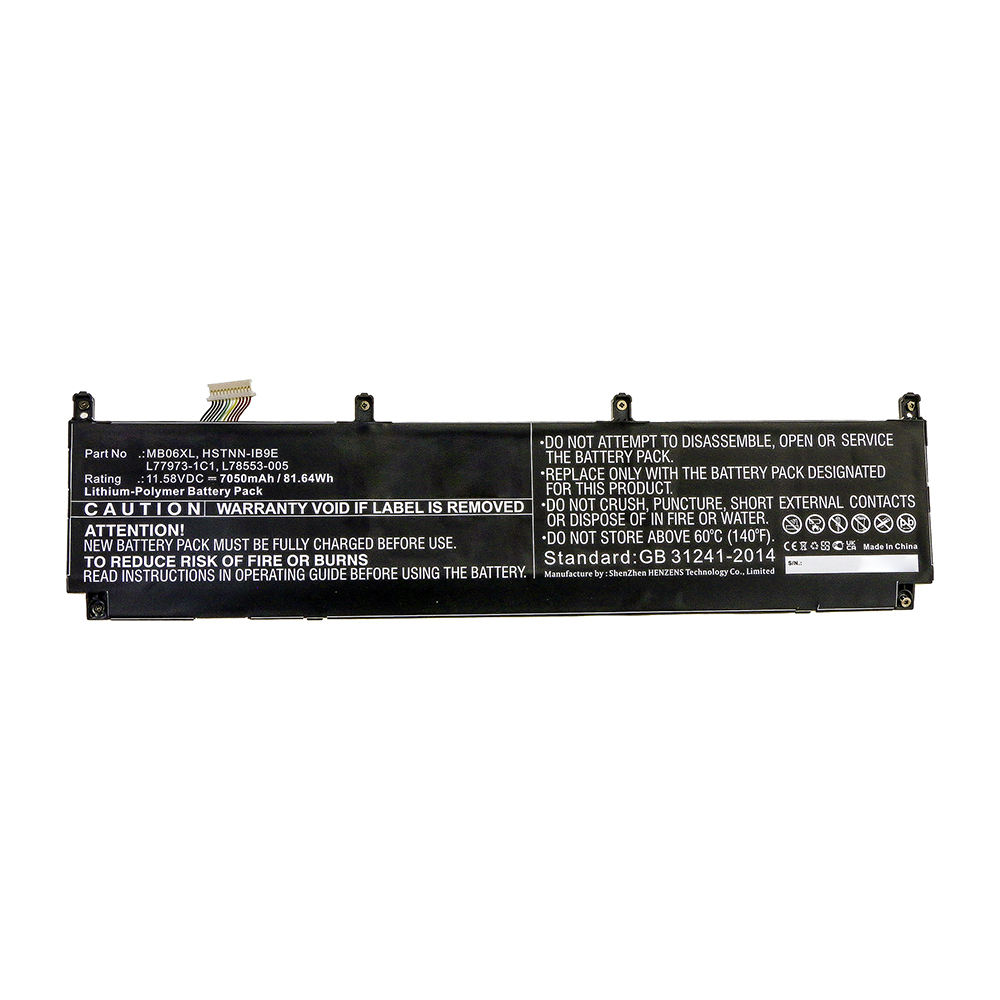 Synergy Digital Laptop Battery, Compatible with HP MB06XL Laptop Battery (Li-Pol, 11.58V, 7050mAh)