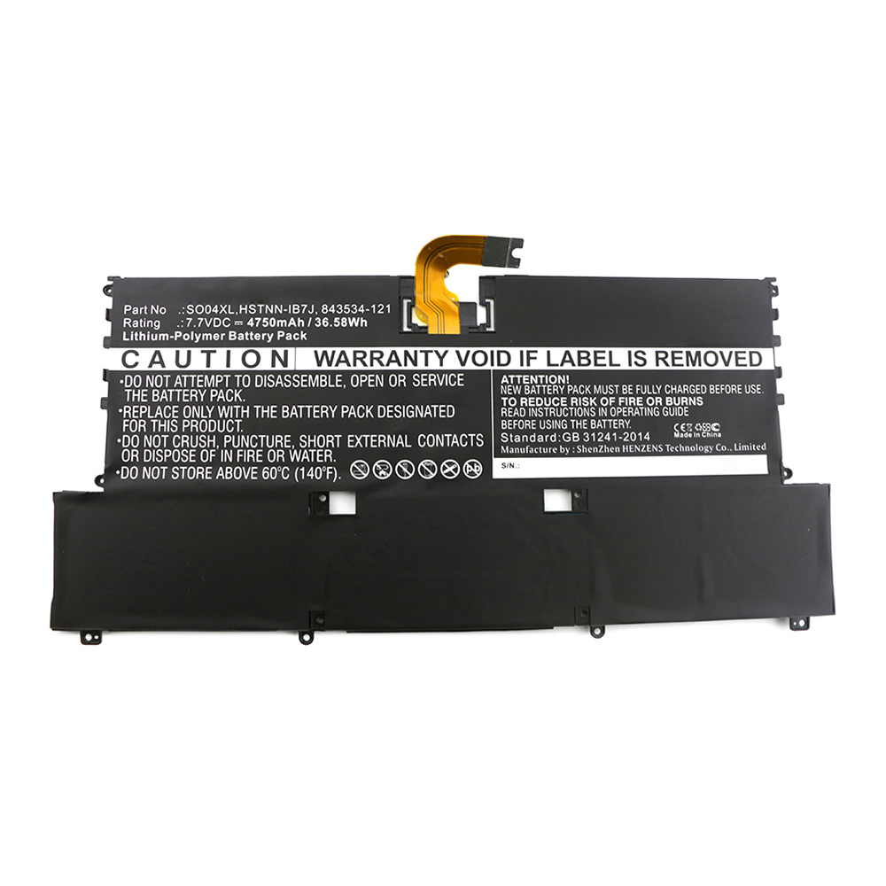 Synergy Digital Laptop Battery, Compatible with HP SO04XL Laptop Battery (Li-Pol, 7.7V, 4750mAh)