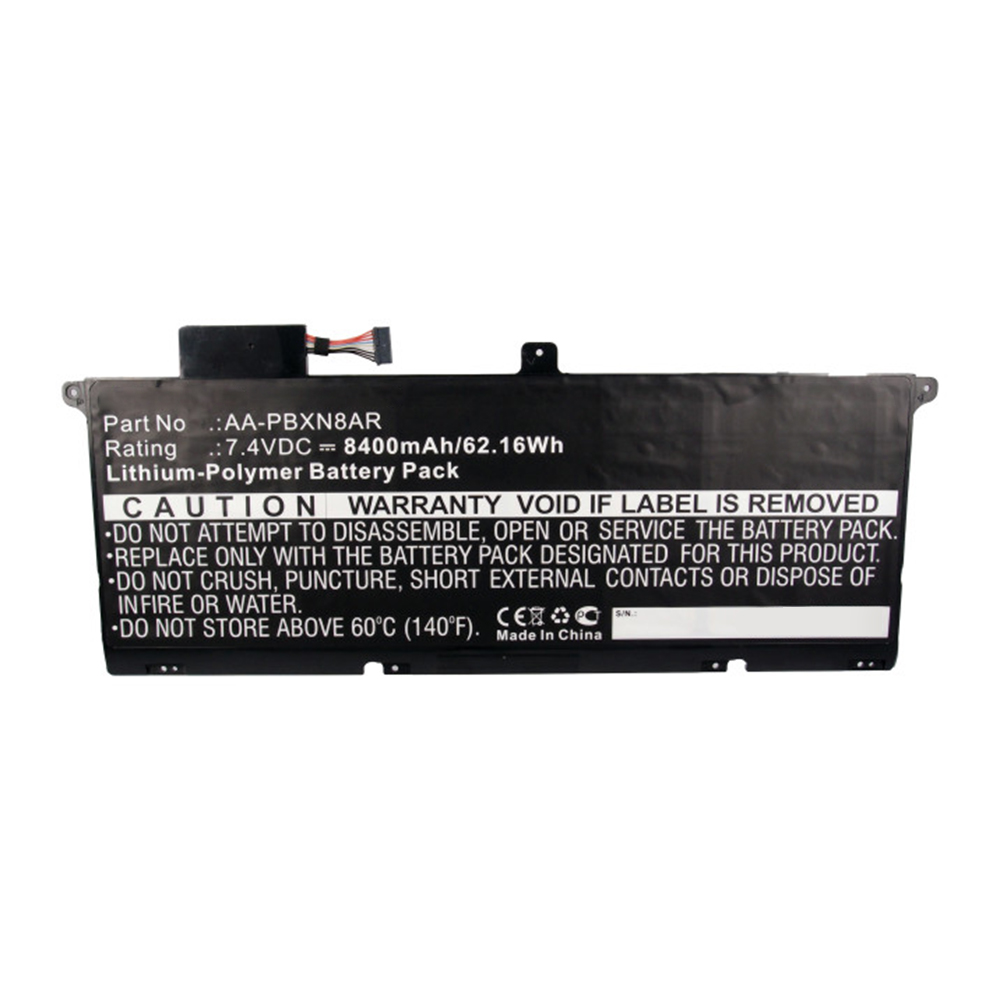 Synergy Digital Laptop Battery, Compatible with Samsung AA-PBXN8AR Laptop Battery (Li-Pol, 7.4V, 8400mAh)