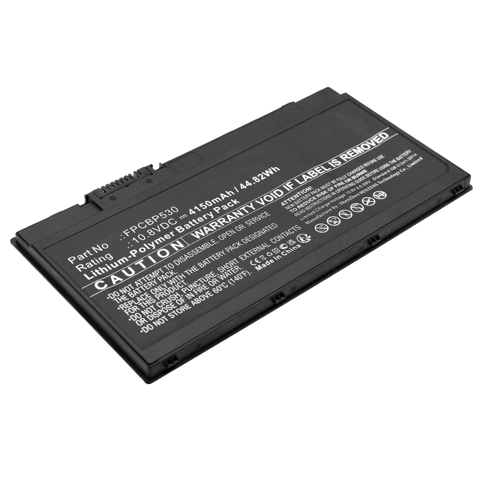 Synergy Digital Laptop Battery, Compatible with Fujitsu CP721833-01 Laptop Battery (Li-Pol, 10.8V, 4150mAh)