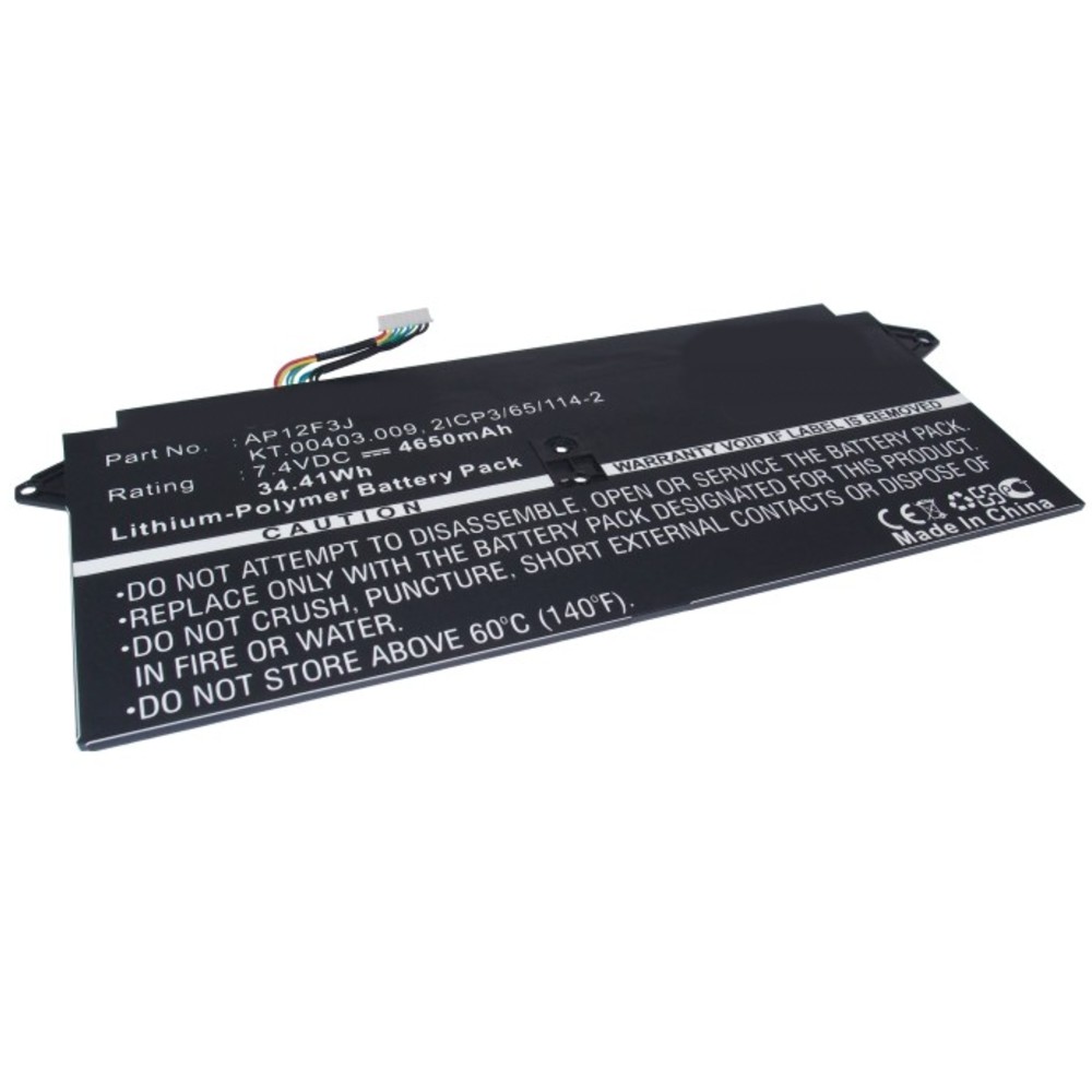 Synergy Digital Notebook, Laptop Battery, Compatible with Acer Aspire R14, Aspire S7, Aspire S7 13", Aspire V13, Aspire V3, Aspire V7, Aspre S7-391-6822 Notebook, Laptop Battery (7.4, Li-Pol, 4650mAh)