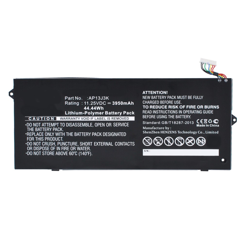 Synergy Digital Notebook, Laptop Battery, Compatible with Acer Chromebook 11 C720 Notebook, Laptop Battery (11.25, Li-Pol, 3950mAh)