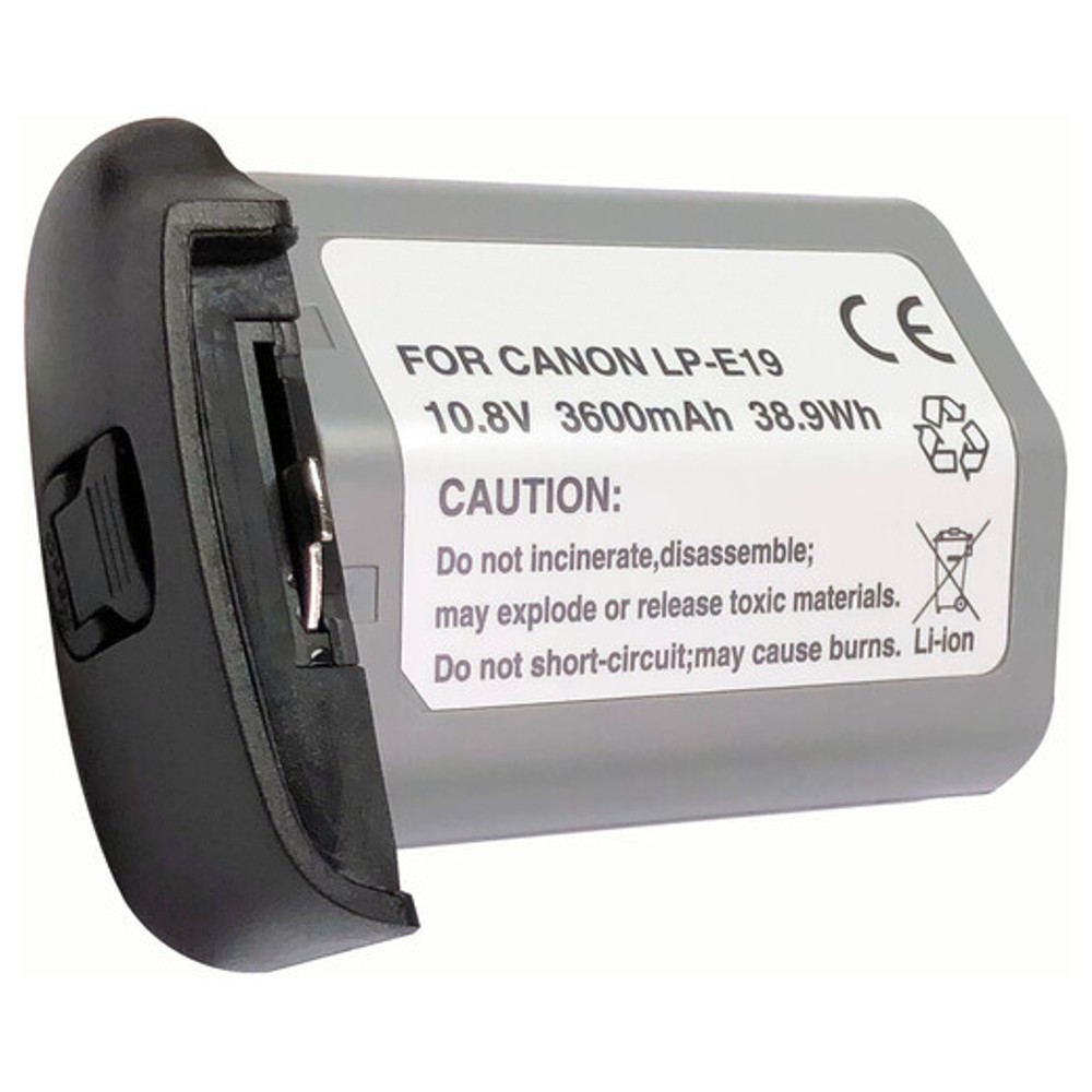 Synergy Digital Camera Battery, Compatible with Canon LP-E19 Digital Camera Battery (Li-Ion, 10.8V, 3600mAh)