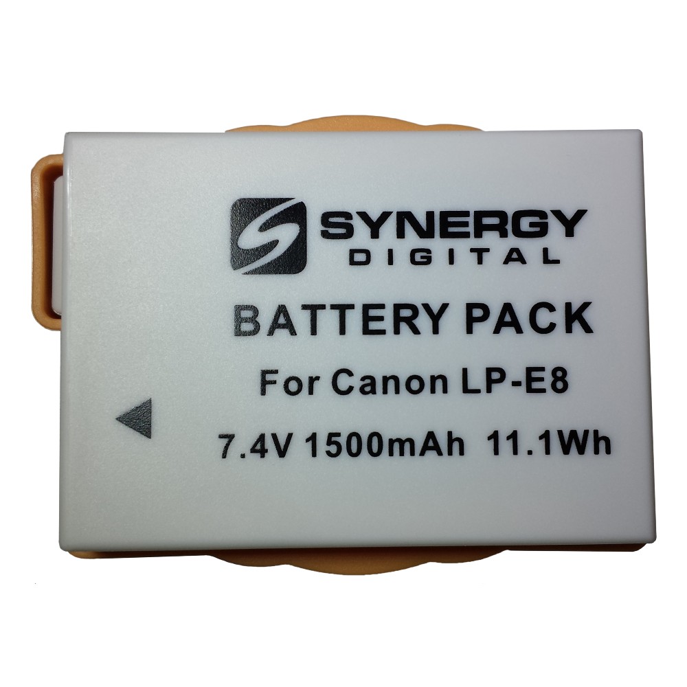 SDLPE8 Rechargeable Lithium-Ion Battery - Ultra High Capacity (1500mAh 7.4V) Replacement For The Canon LP-E8 Rechargeable Battery