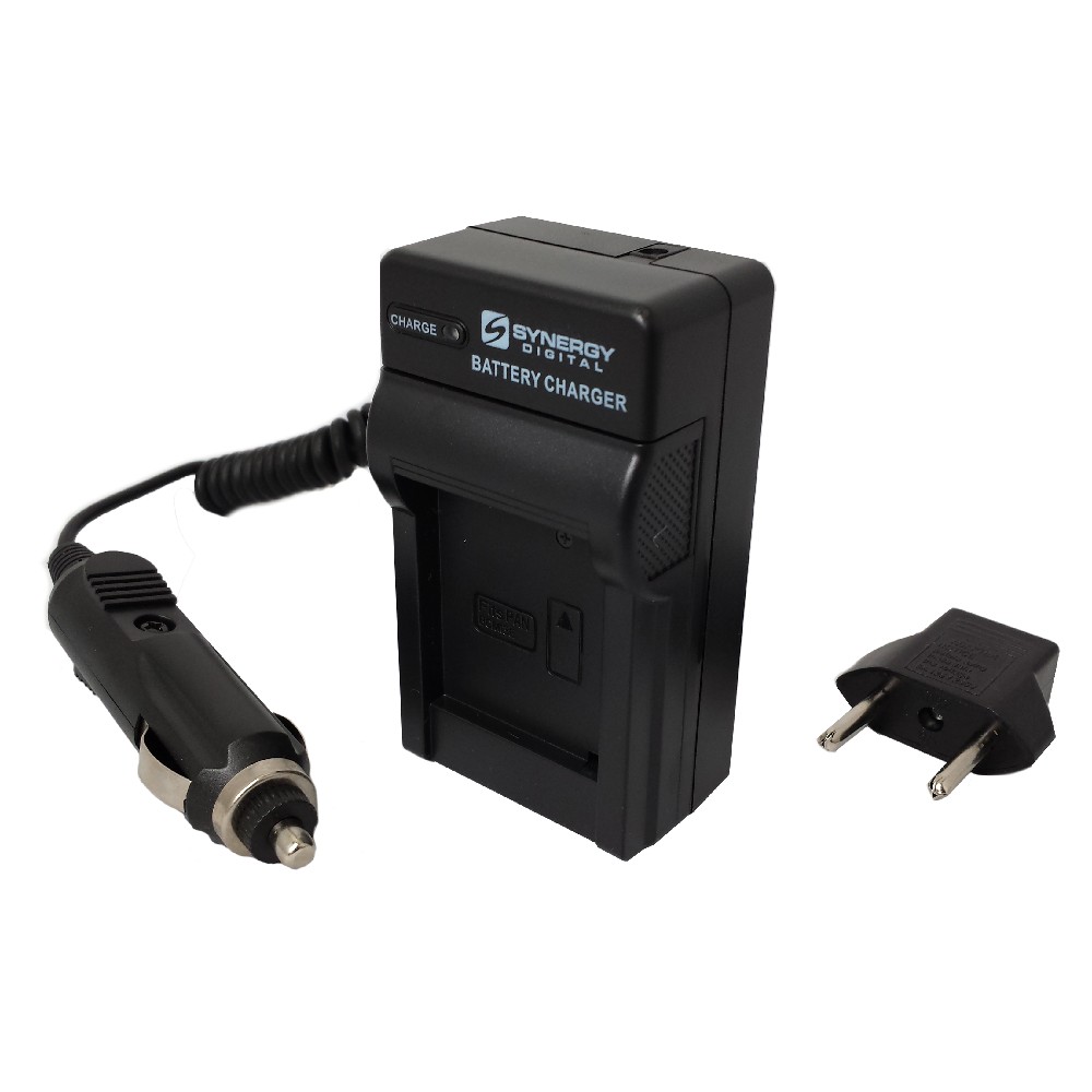 Synergy Digital Rapid Battery Charger, Compatible with Nikon EN-EL25 Battery - With Fold-In Wall Plug, Car & EU Adapters - Replacement For Nikon MH-32 Charger