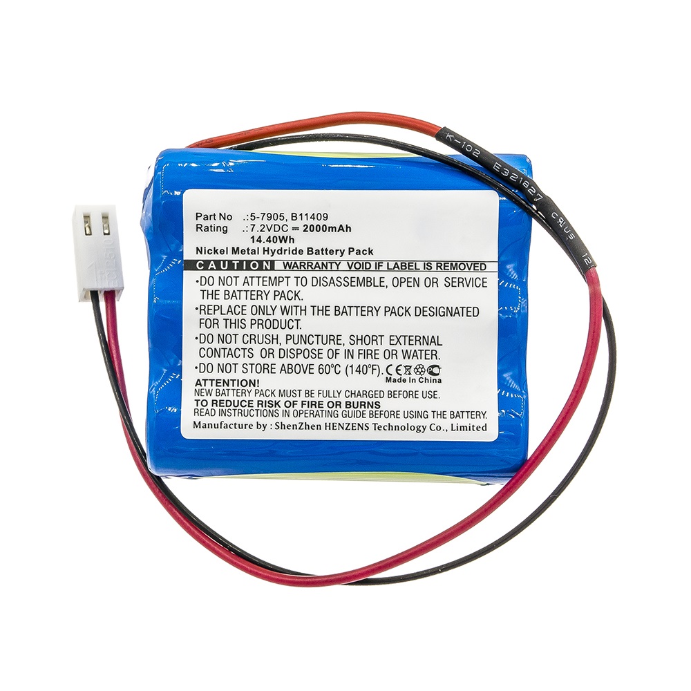 Synergy Digital Medical Battery, Compatible with Kangaroo 5-7905 Medical Battery (Ni-MH, 7.2V, 2000mAh)