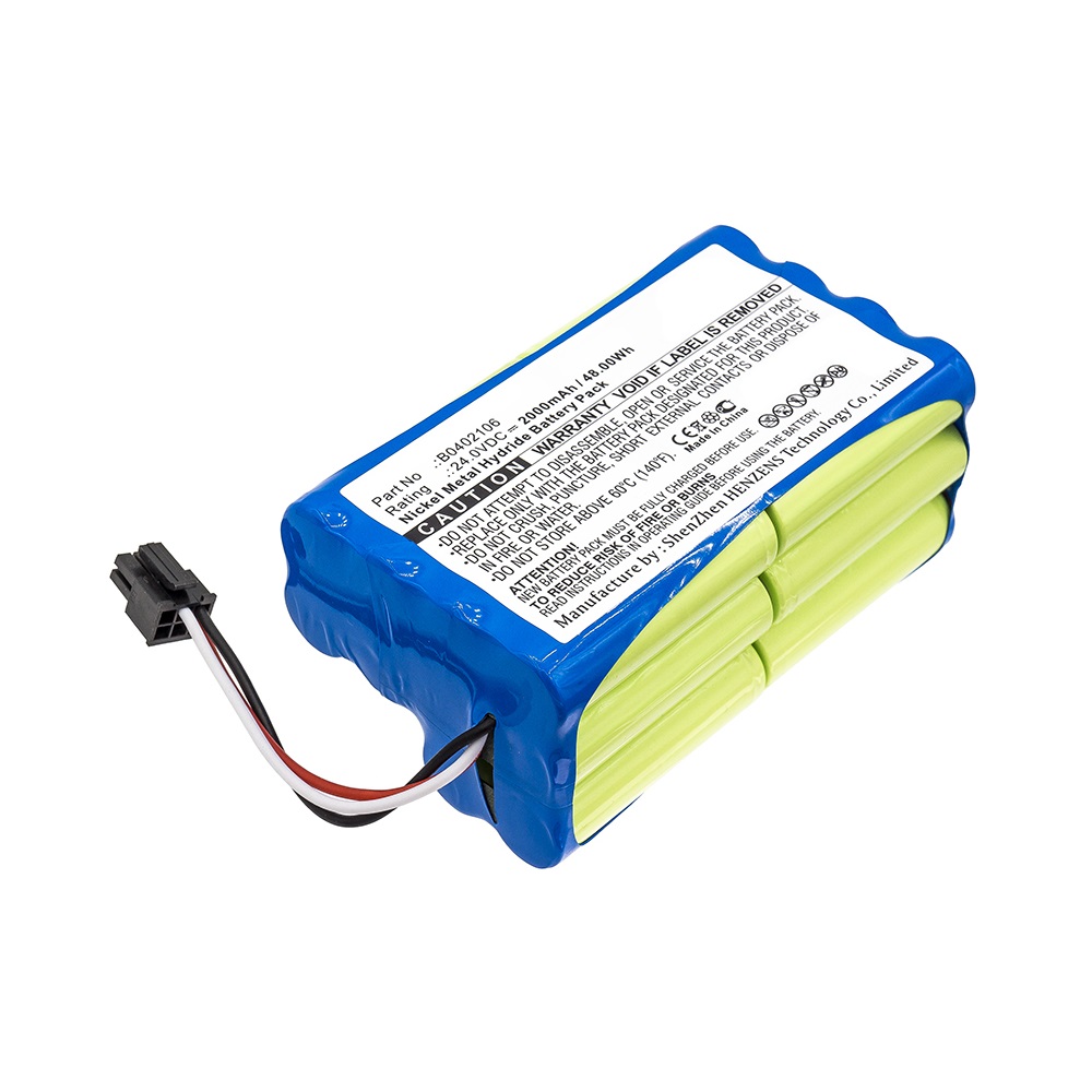Synergy Digital Medical Battery, Compatible with ResMed B0402106 Medical Battery (Ni-MH, 24V, 2000mAh)