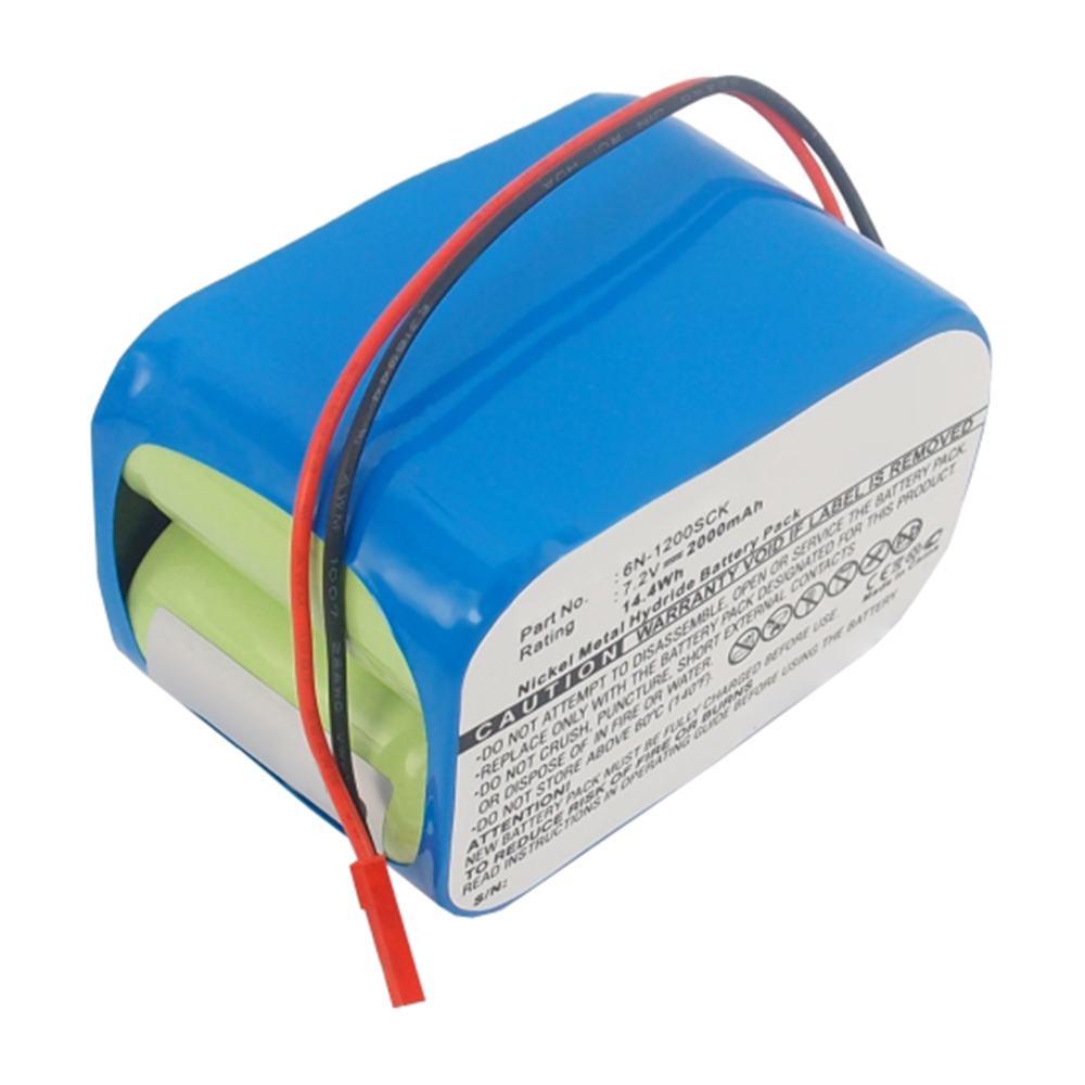 Synergy Digital Medical Battery, Compatible with Terumo 6N-1200SCK Medical Battery (Ni-MH, 7.2V, 2000mAh)