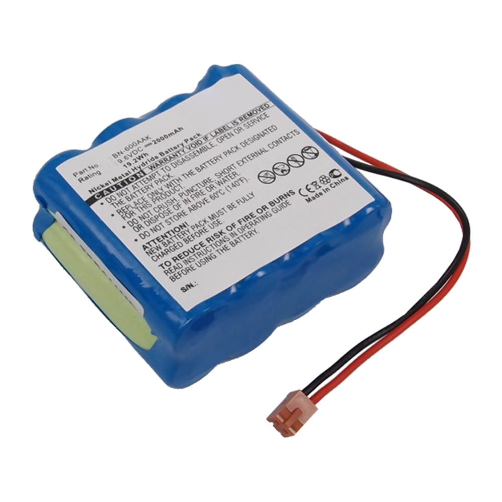 Synergy Digital Medical Battery, Compatible with Terumo 8N-600AAK Medical Battery (Ni-MH, 9.6V, 2000mAh)
