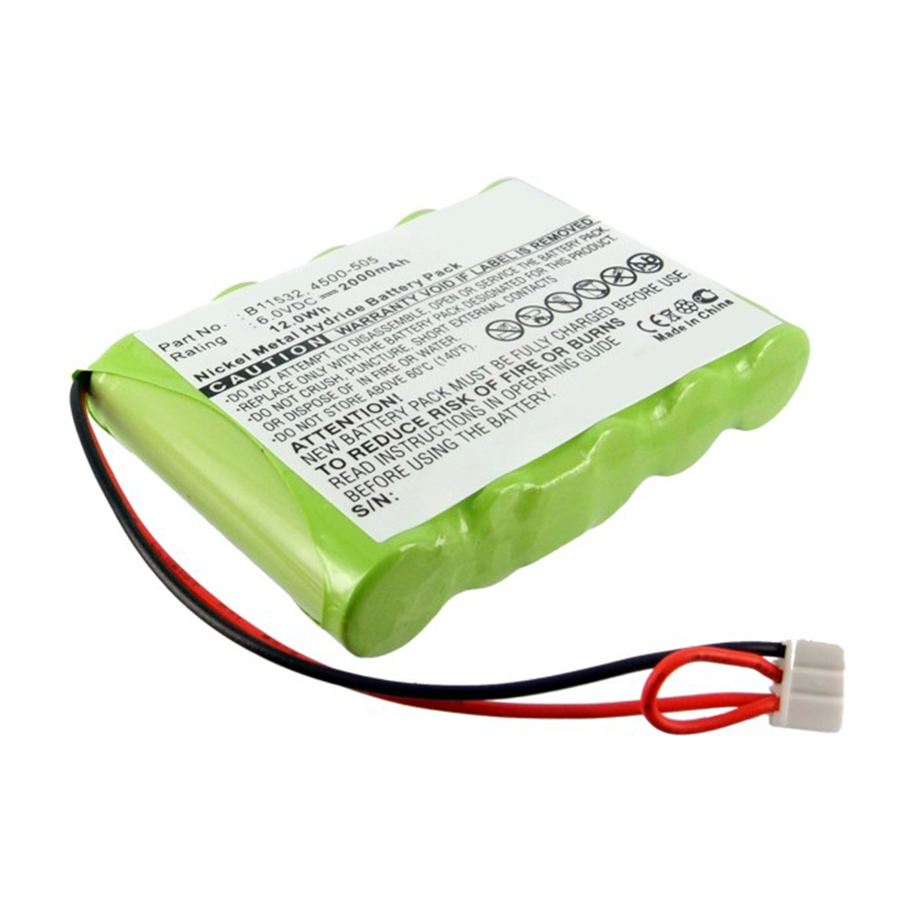 Synergy Digital Medical Battery, Compatible with Welch-Allyn 4500-505 Medical Battery (Ni-MH, 6V, 2000mAh)