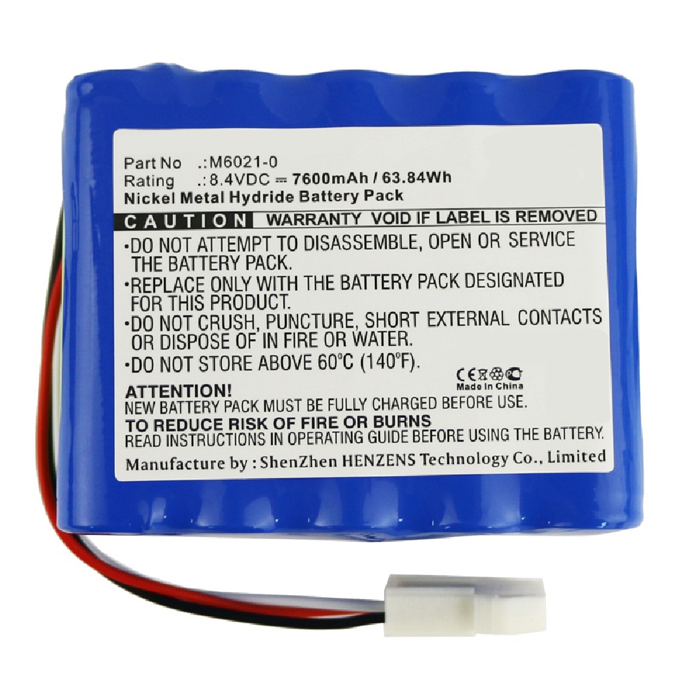 Synergy Digital Medical Battery, Compatible with M6021-0 Medical Battery (8.4V, Ni-MH, 7600mAh)