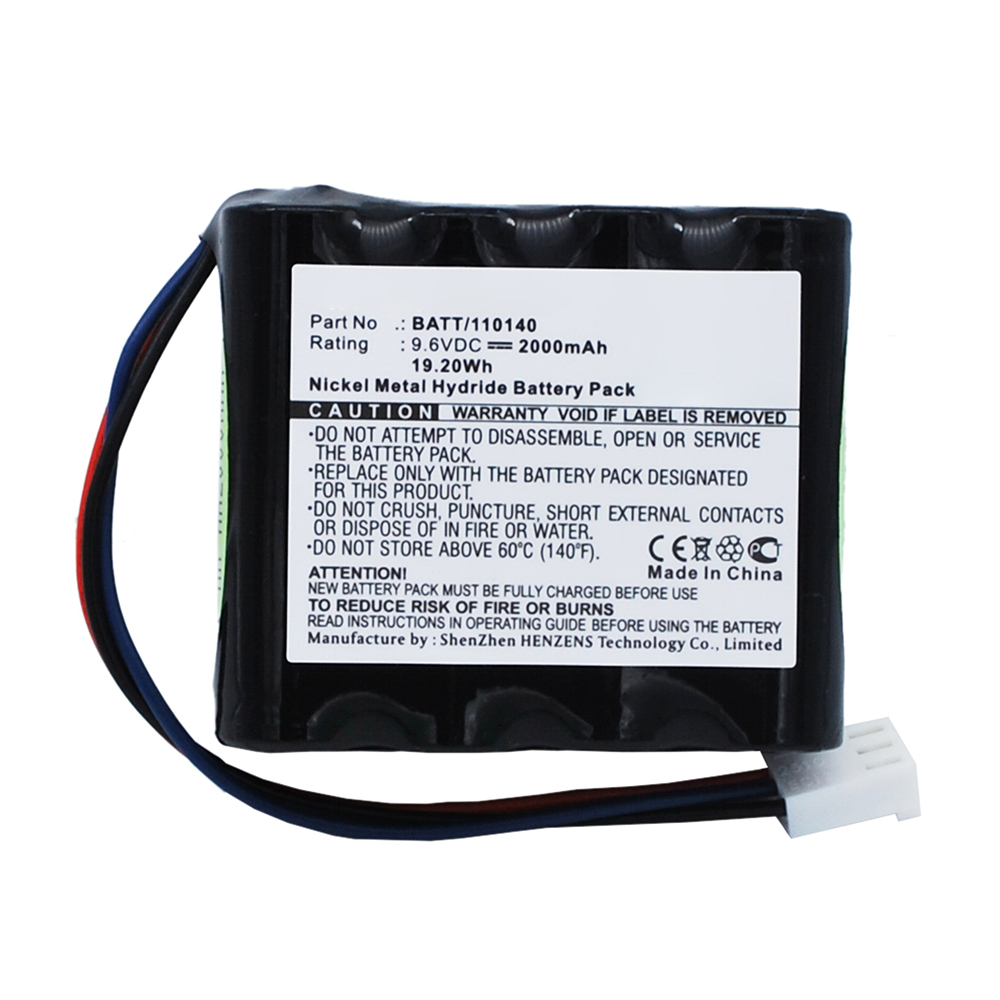 Synergy Digital Medical Battery, Compatible with Drager BATT/110140 Medical Battery (Ni-MH, 9.6V, 2000mAh)