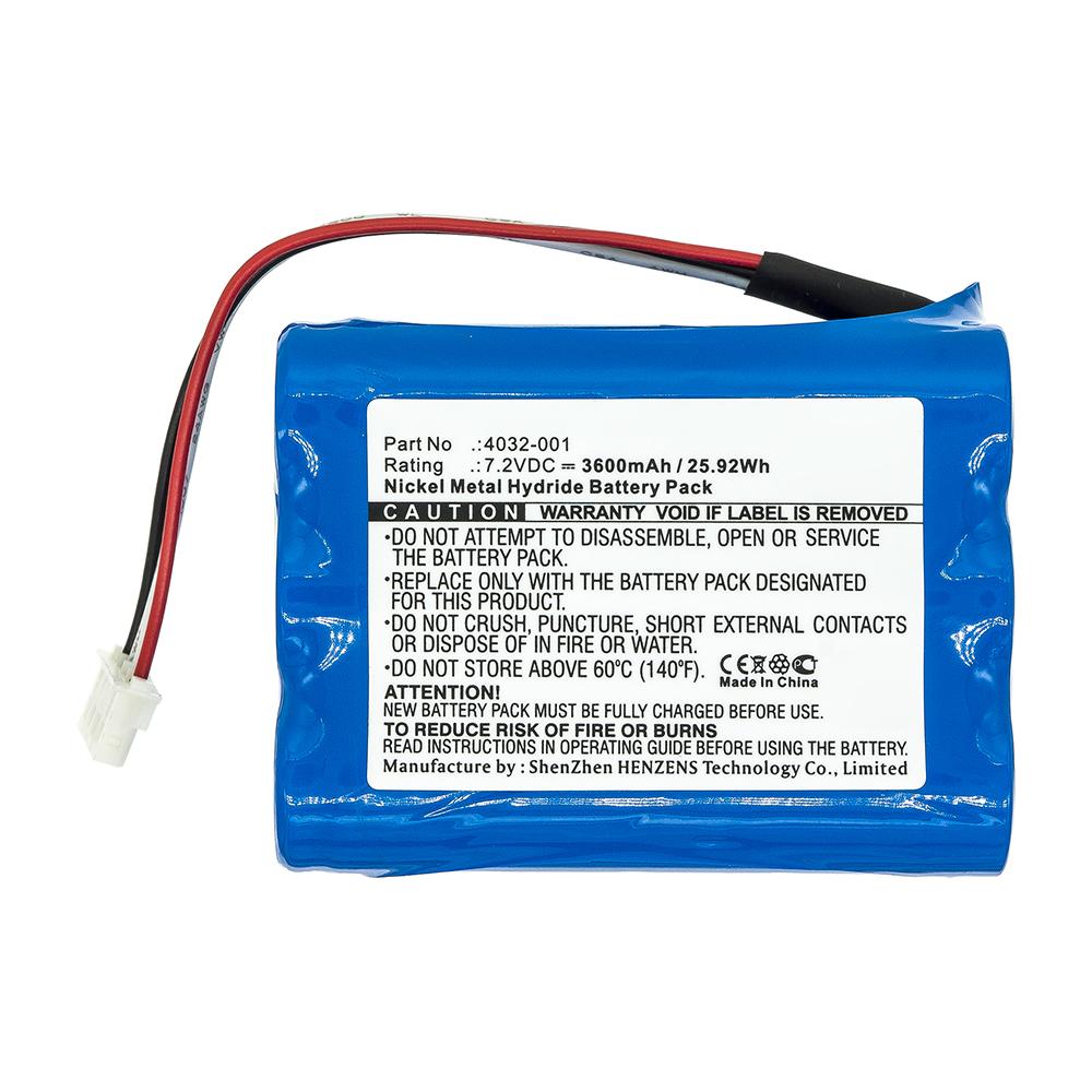 Synergy Digital Medical Battery, Compatible with NONIN E-0367 Medical Battery (Ni-MH, 7.2V, 3600mAh)