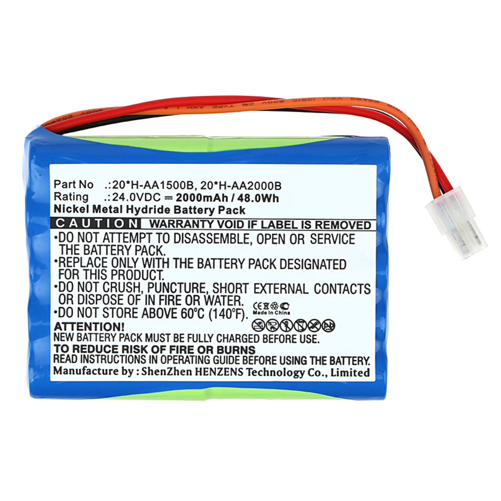 Synergy Digital Medical Battery, Compatible with Philips 20*H-AA1500B Medical Battery (Ni-MH, 24V, 2000mAh)