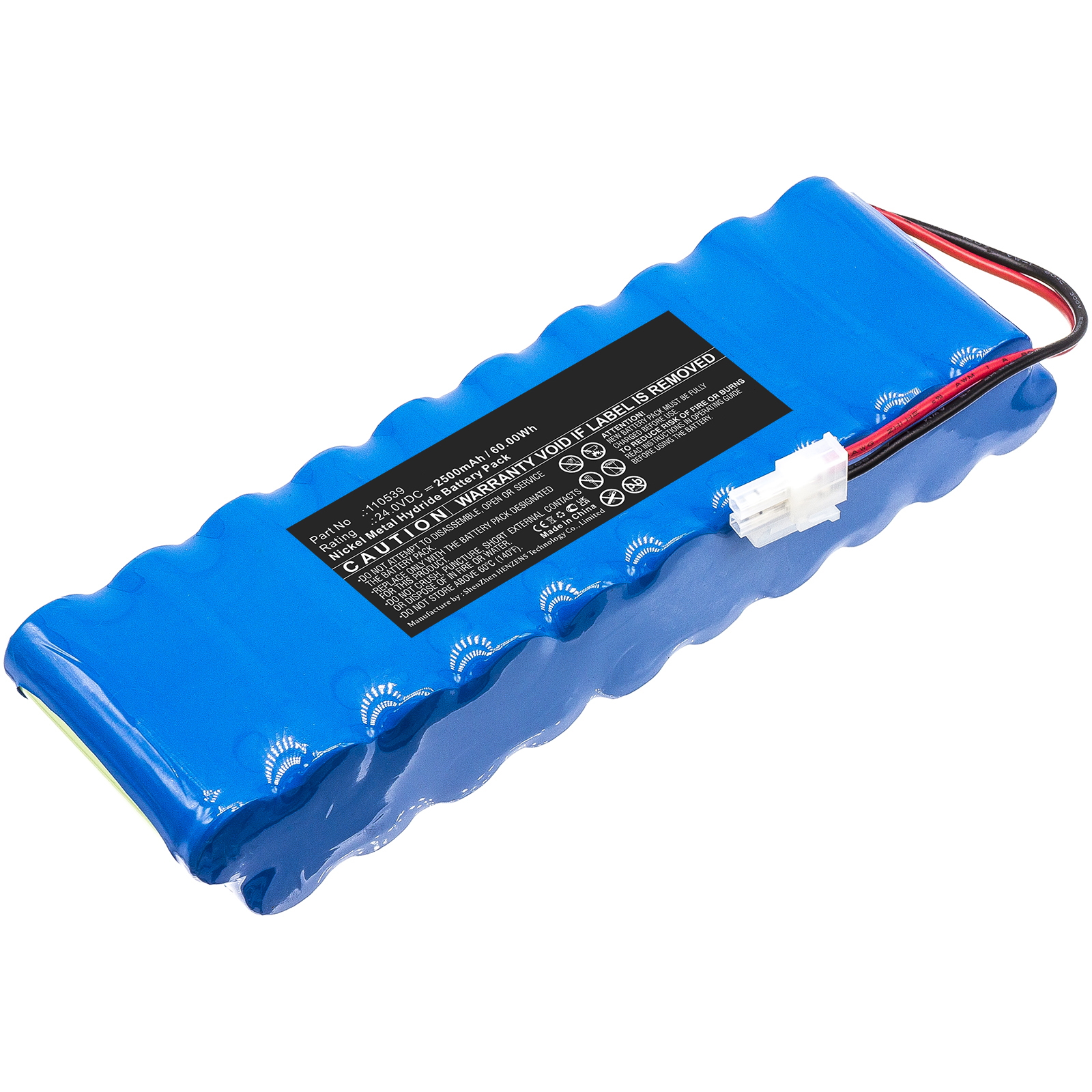 Synergy Digital Medical Battery, Compatible with HillRom 110539 Medical Battery (Ni-MH, 24V, 2500mAh)
