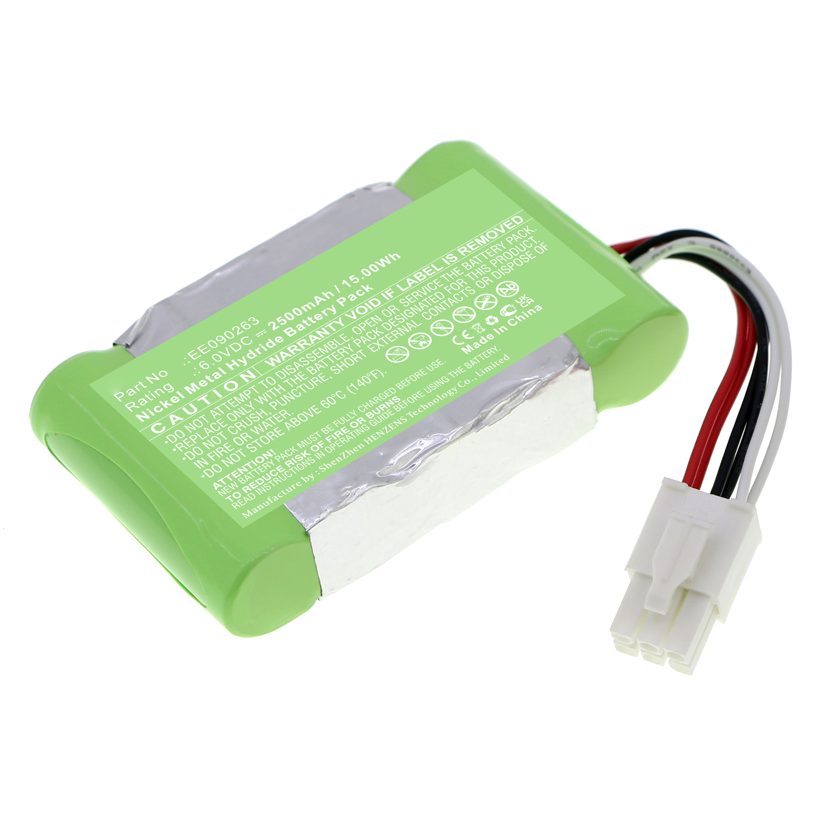 Synergy Digital Medical Battery, Compatible with Siemens EE090263 Medical Battery (Ni-MH, 6V, 2500mAh)