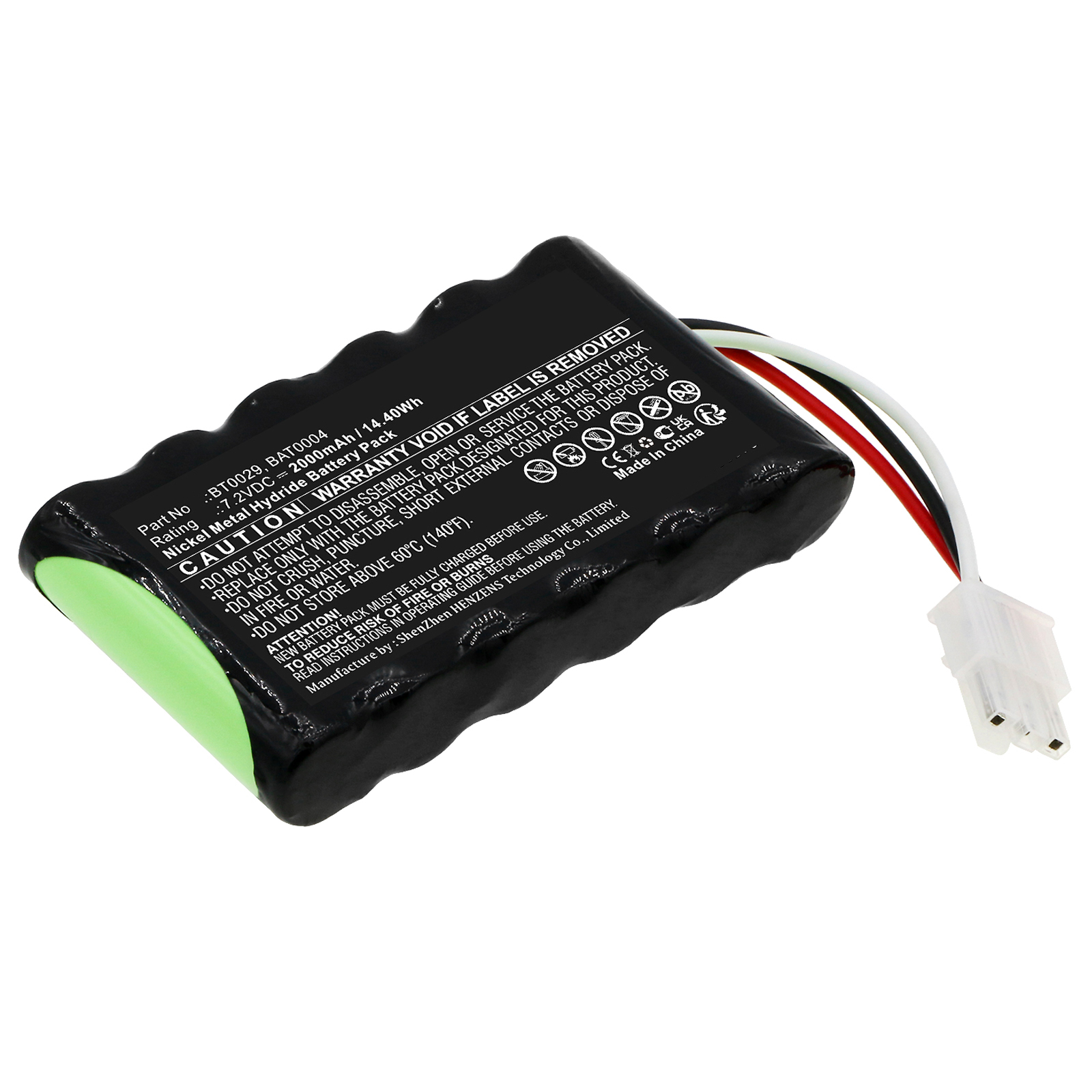 Synergy Digital Medical Battery, Compatible with IMEX BAT0004 Medical Battery (Ni-MH, 7.2V, 2000mAh)