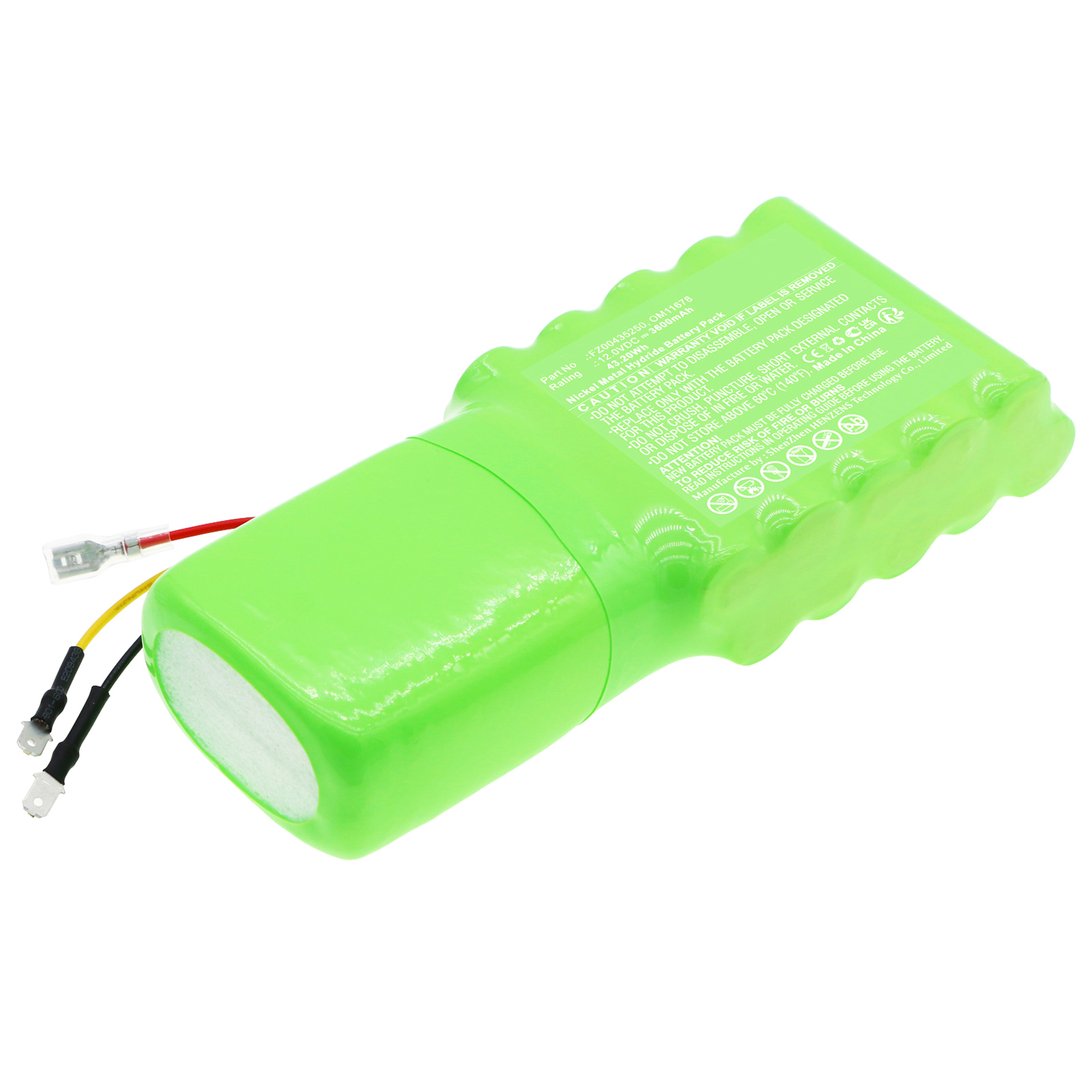 Synergy Digital Medical Battery, Compatible with B.Braun OM11678 Medical Battery (Ni-MH, 12V, 3600mAh)