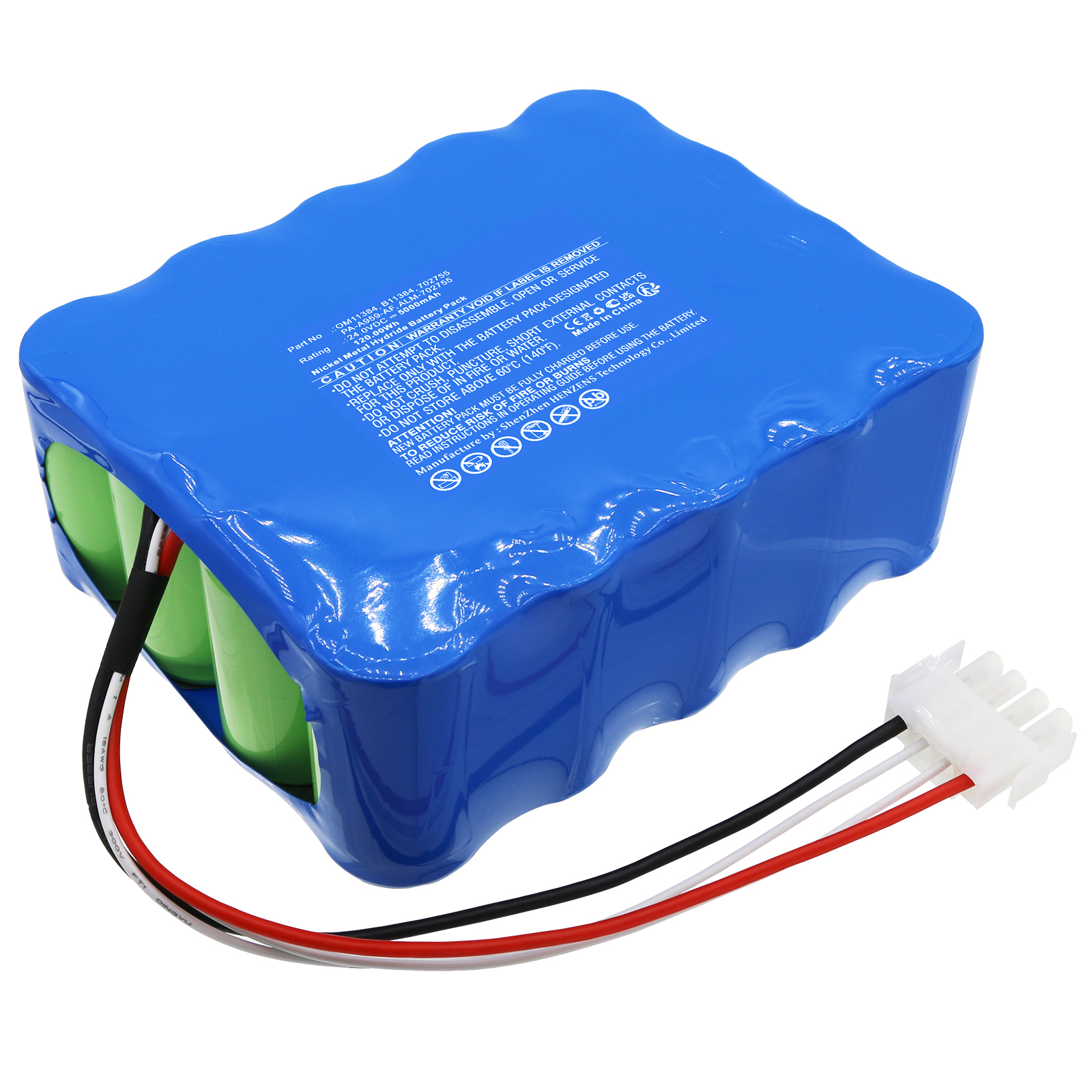 Synergy Digital Medical Battery, Compatible with MAQUET ALM-702755 Medical Battery (Ni-MH, 24V, 5000mAh)