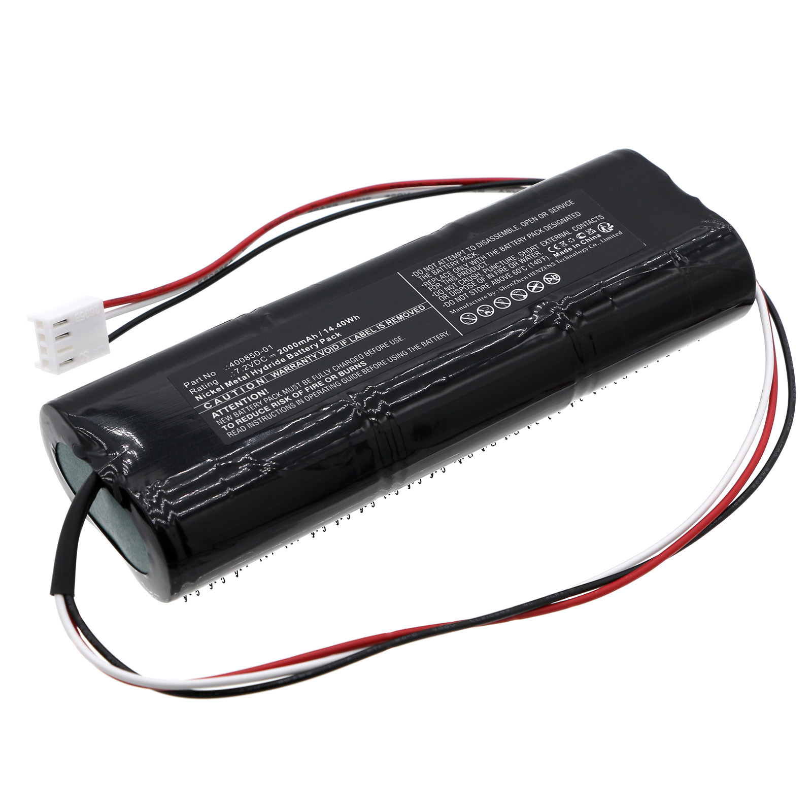 Synergy Digital Medical Battery, Compatible with Natus 301678-01B Medical Battery (Ni-MH, 7.2V, 2000mAh)