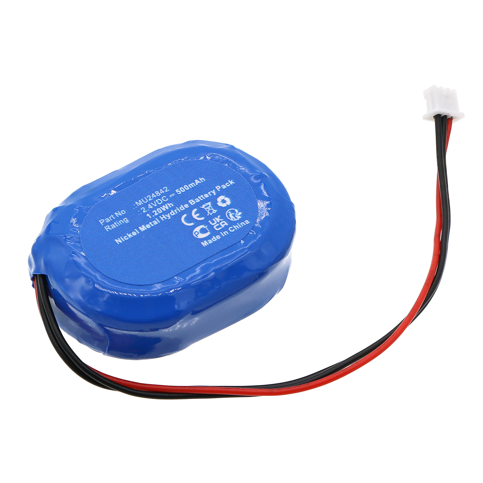 Synergy Digital Medical Battery, Compatible with Drager MU24842 Medical Battery (Ni-MH, 2.4V, 500mAh)