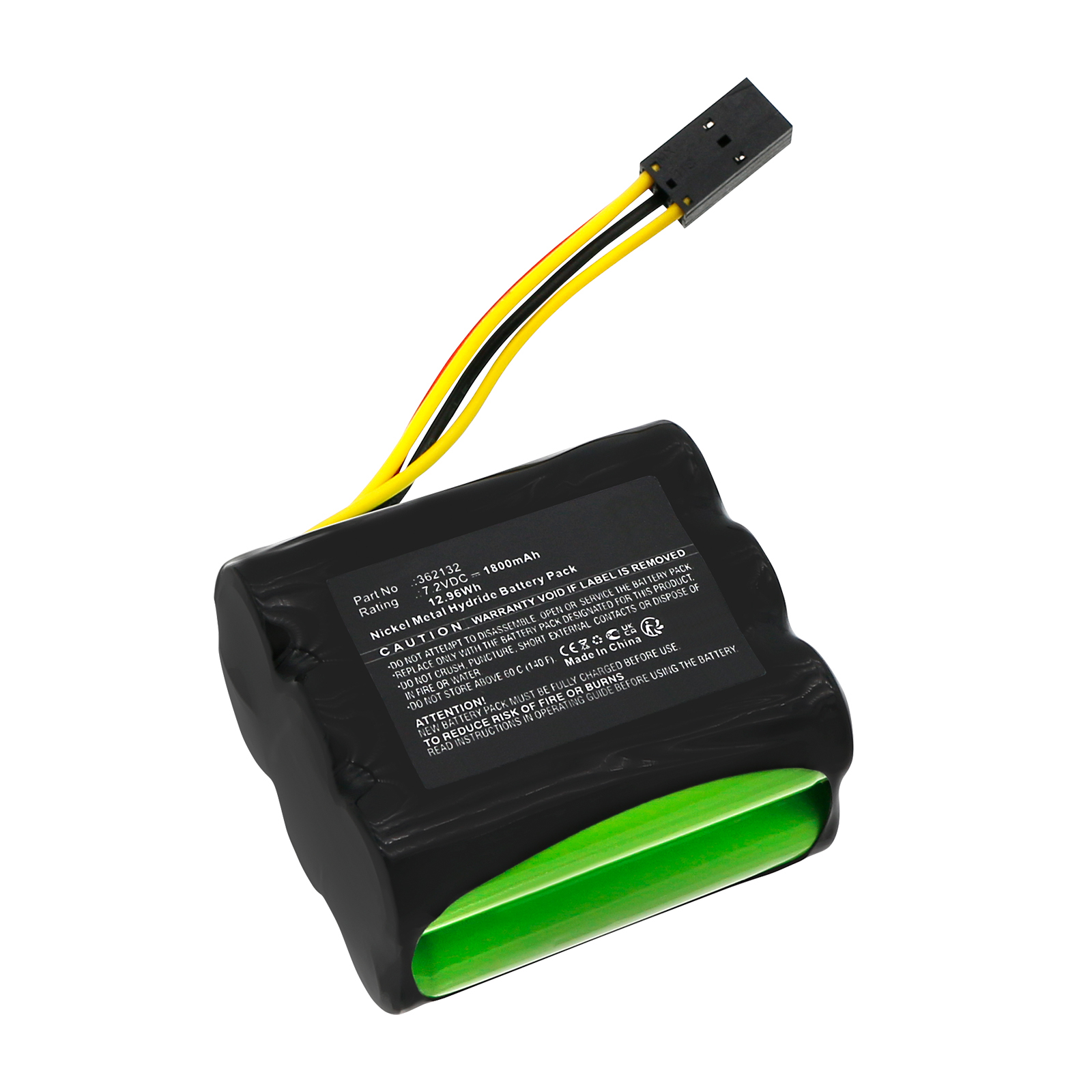 Synergy Digital Medical Battery, Compatible with GretagMacbeth 362132 Medical Battery (Ni-MH, 7.2V, 1800mAh)