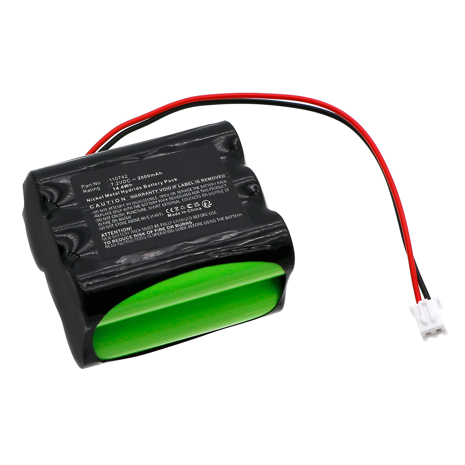 Synergy Digital Medical Battery, Compatible with Kern Chair 110742 Medical Battery (Ni-MH, 7.2V, 2000mAh)