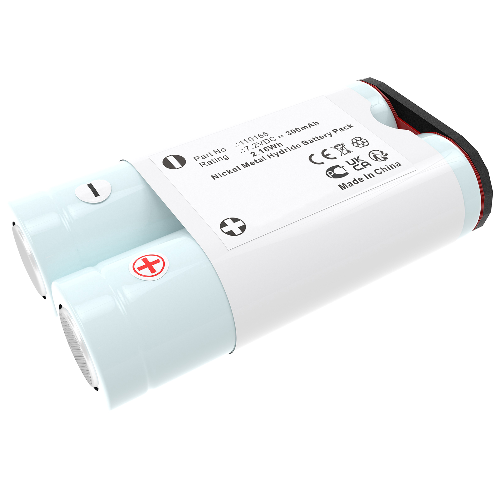 Synergy Digital Medical Battery, Compatible with Welch-Allyn 110165 Medical Battery (Ni-MH, 7.2V, 300mAh)