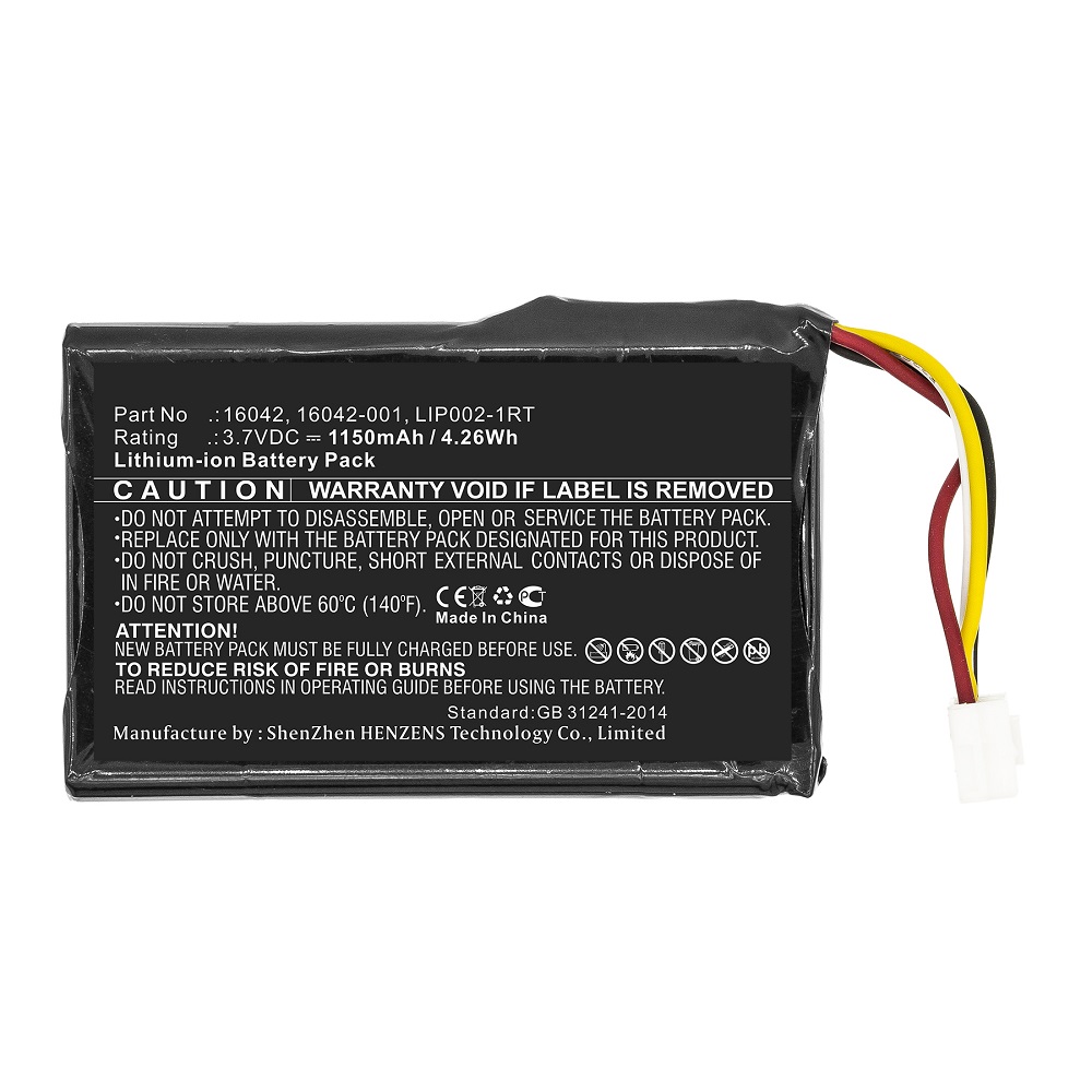 Synergy Digital Medical Battery, Compatible with Reichert 16042-001 Medical Battery (Li-ion, 3.7V, 1150mAh)