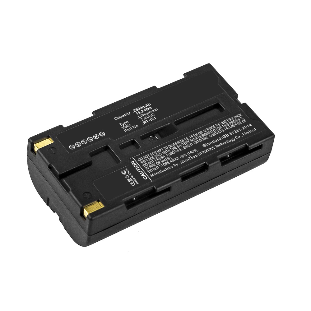 Synergy Digital Medical Battery, Compatible with Righton RT-121 Medical Battery (Li-ion, 7.4V, 2600mAh)