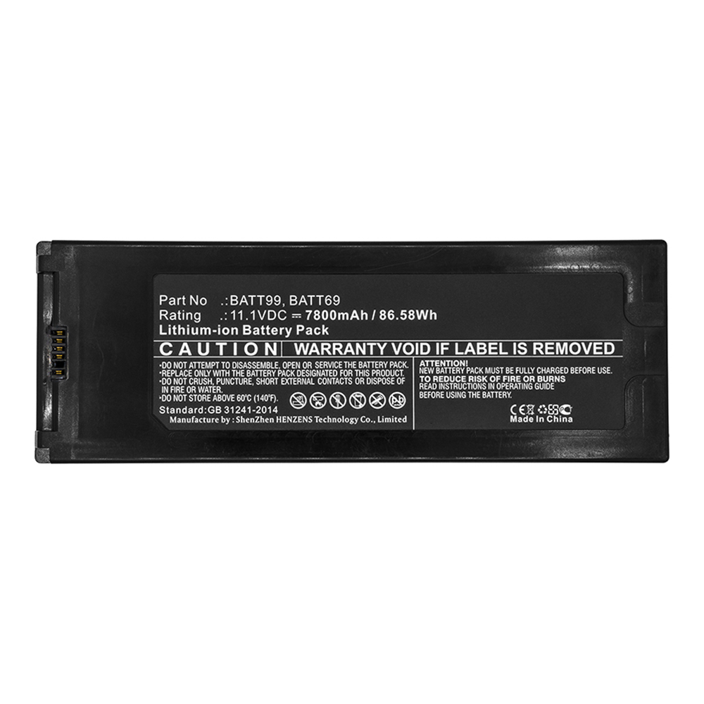 Synergy Digital Medical Battery, Compatible with Welch-Allyn BATT69 Medical Battery (Li-ion, 11.1V, 7800mAh)