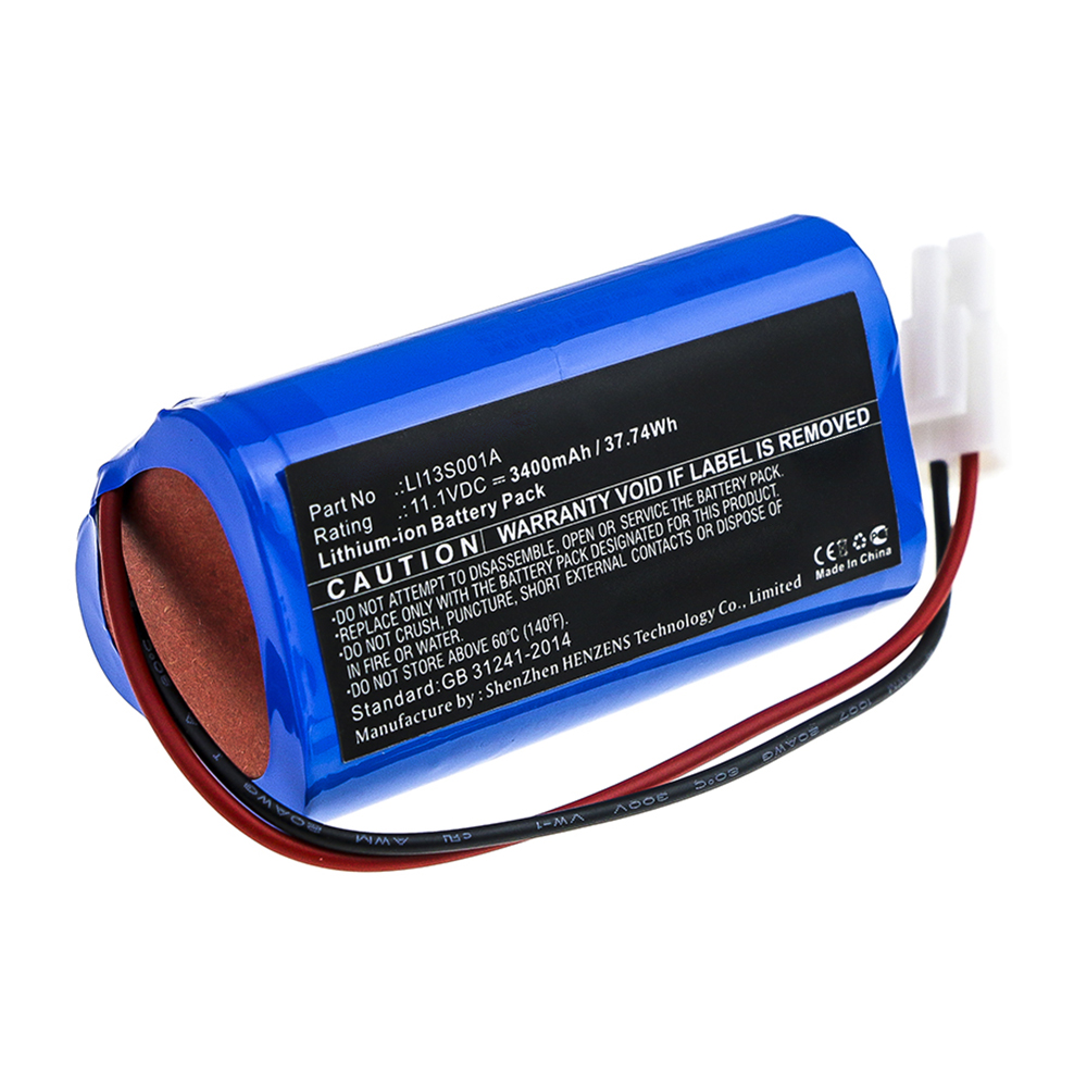 Synergy Digital Medical Battery, Compatible with Zondan LI13S001A Medical Battery (Li-ion, 11.1V, 3400mAh)