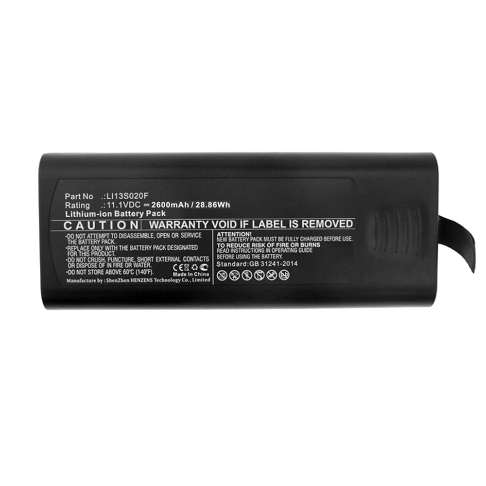 Synergy Digital Medical Battery, Compatible with Zondan LI13S020F Medical Battery (Li-ion, 11.1V, 2600mAh)