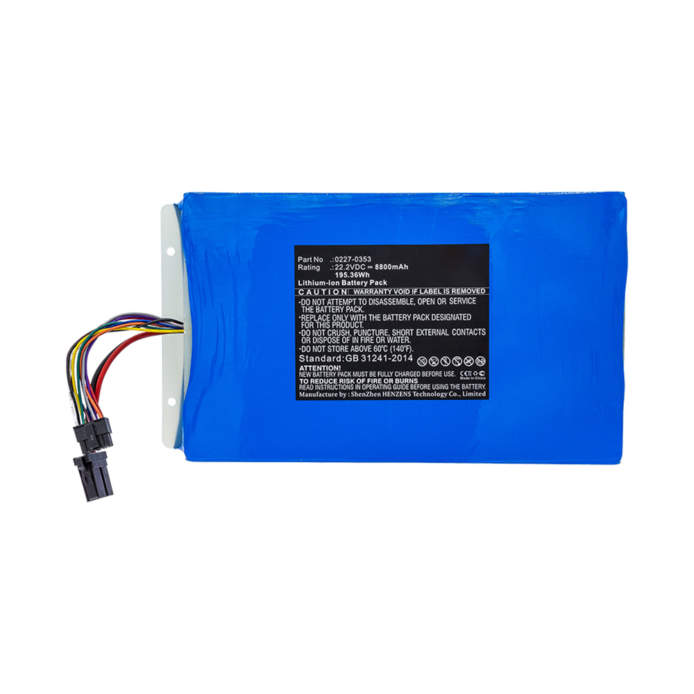 Synergy Digital Medical Battery, Compatible with 0227-0353 Medical Battery (22.2V, Li-ion, 8800mAh)
