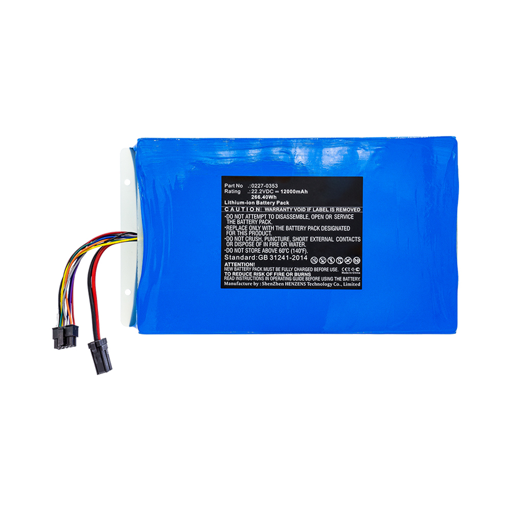 Synergy Digital Medical Battery, Compatible with 0227-0353 Medical Battery (22.2V, Li-ion, 12000mAh)