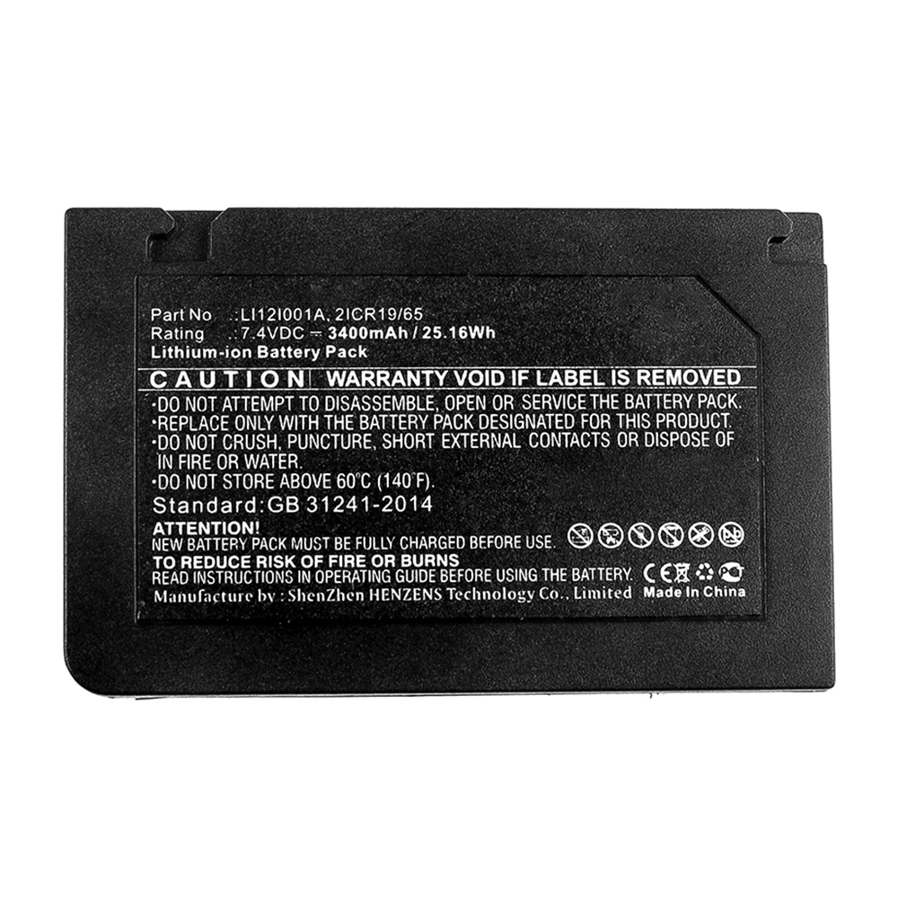 Synergy Digital Medical Battery, Compatible with 115-018016-00 Medical Battery (7.4V, Li-ion, 3400mAh)