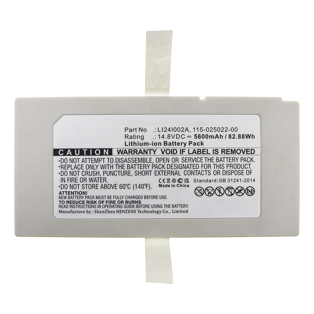 Synergy Digital Medical Battery, Compatible with 115-025022-00 Medical Battery (14.8V, Li-ion, 5600mAh)